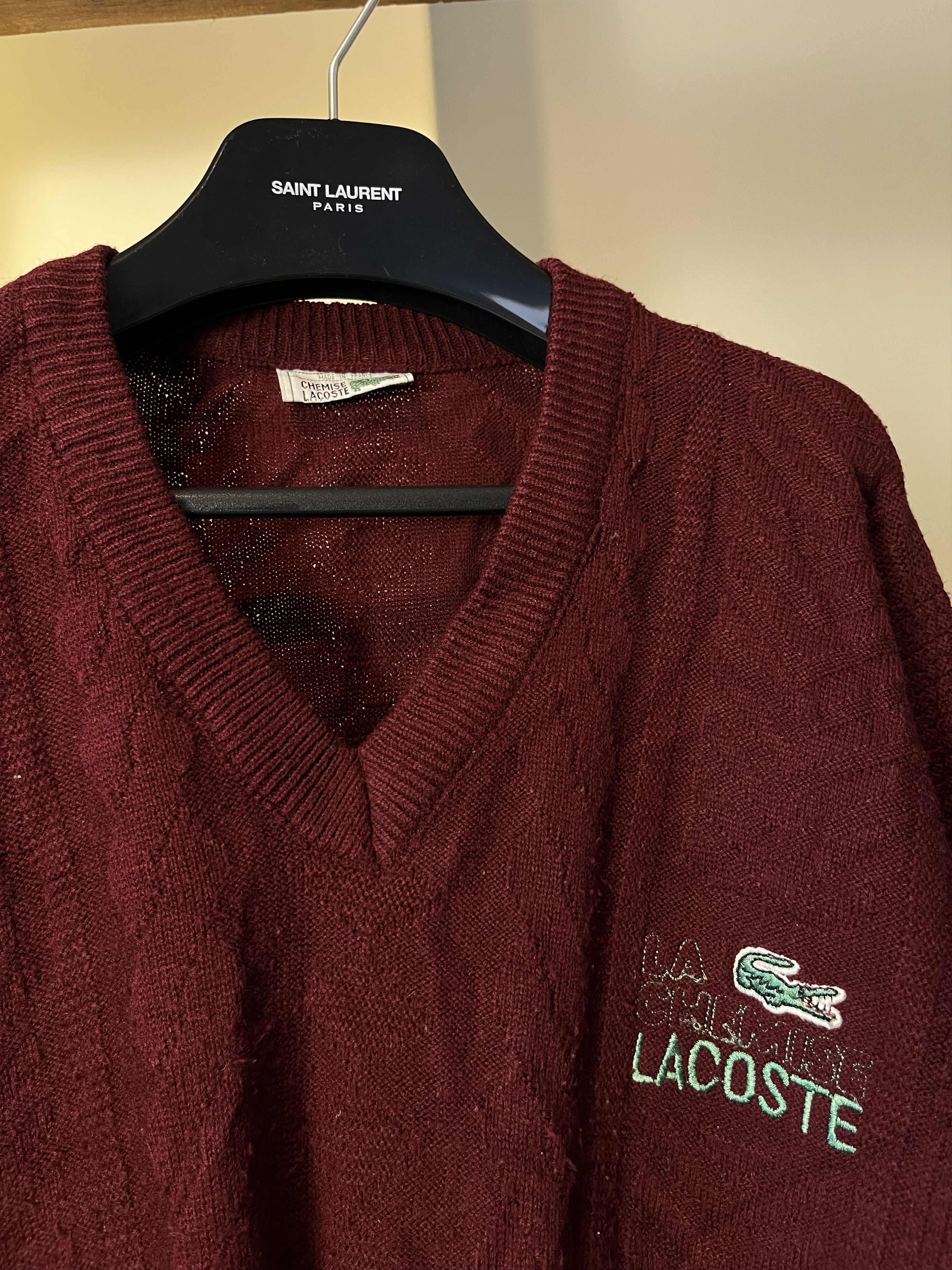 Japanese Brand × Lacoste × Vintage Vintage 90s Lacoste Chemise Knitwear Size US L / EU 52-54 / 3 - 3 Thumbnail
