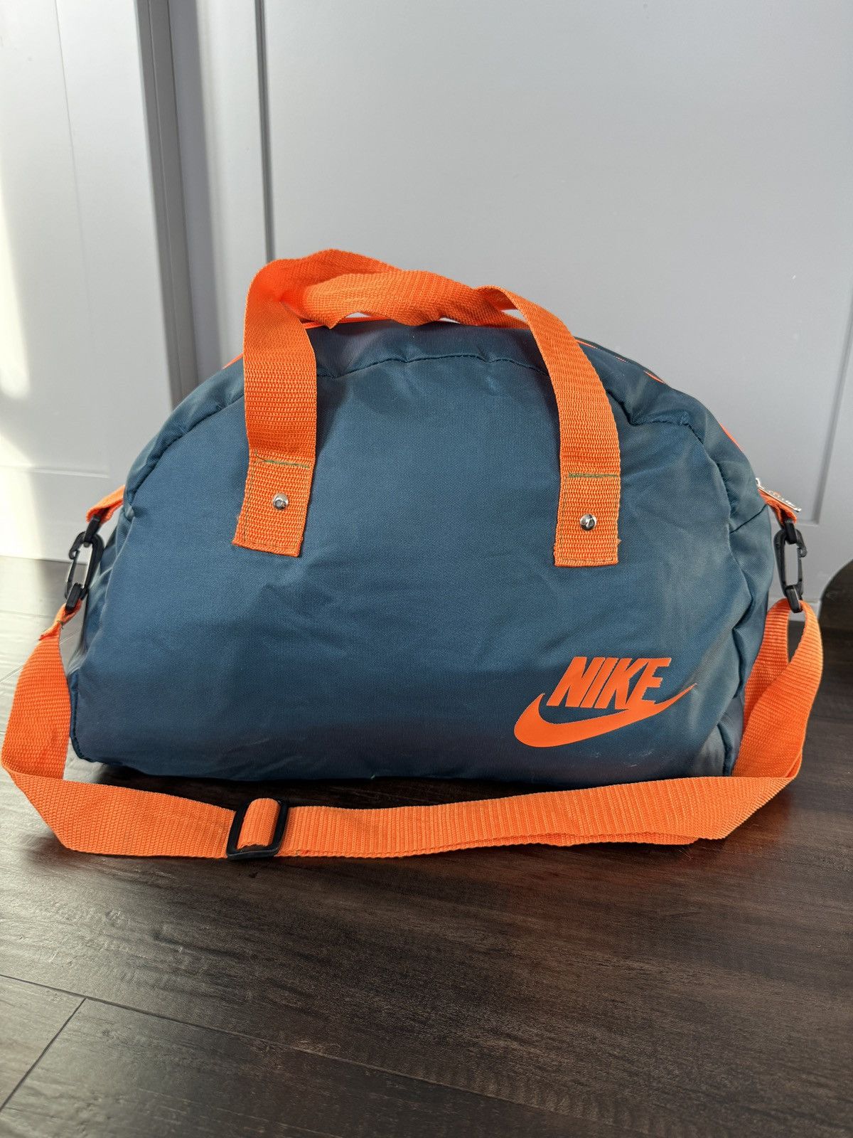 Nike Vintage Nike Swoosh Duffle Bag Grailed