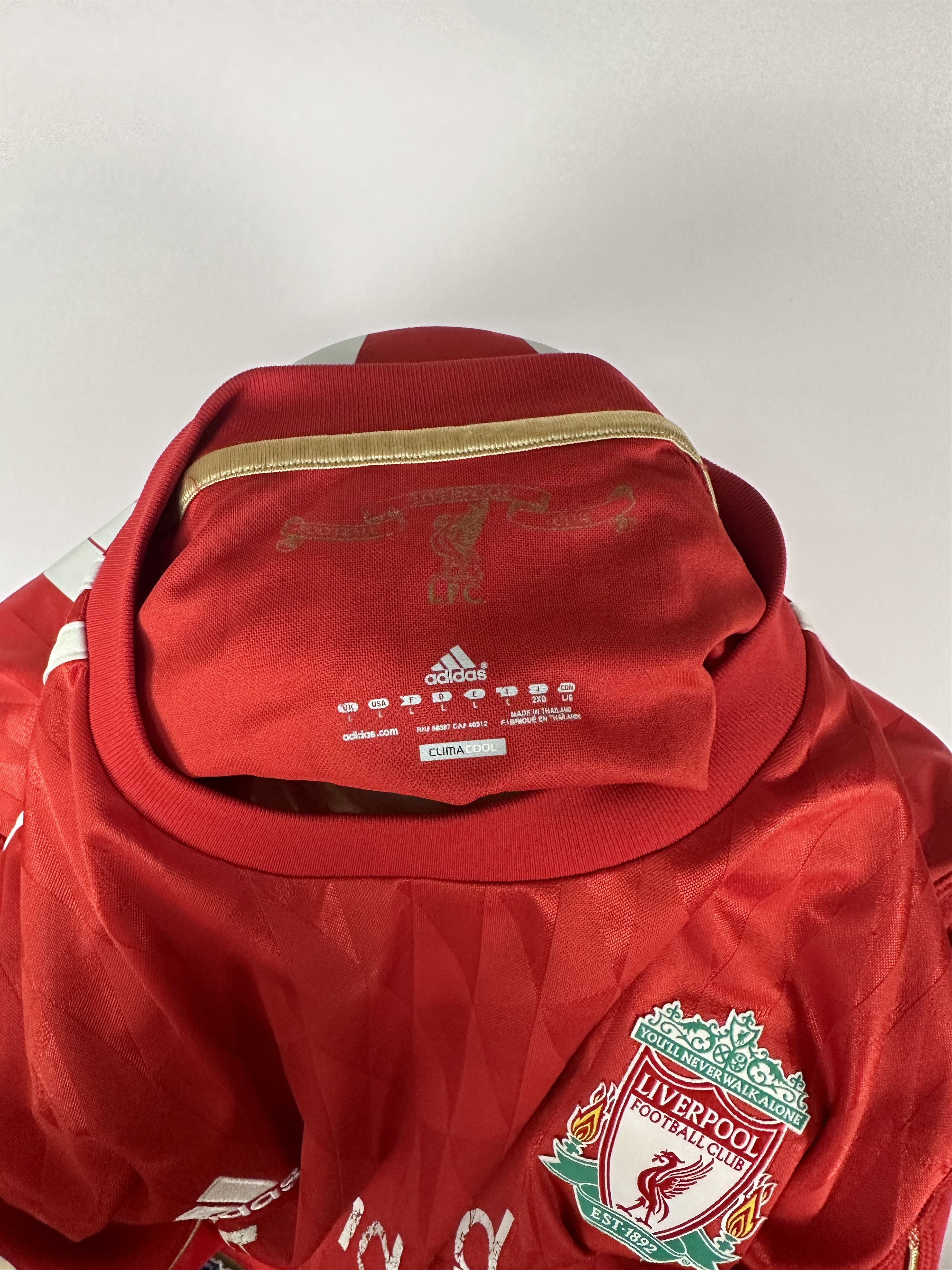 Adidas LIVERPOOL 2010 SHIRT JERSEY LONG SLEEVE ADIDAS #39 BELLAMY Size US L / EU 52-54 / 3 - 14 Thumbnail