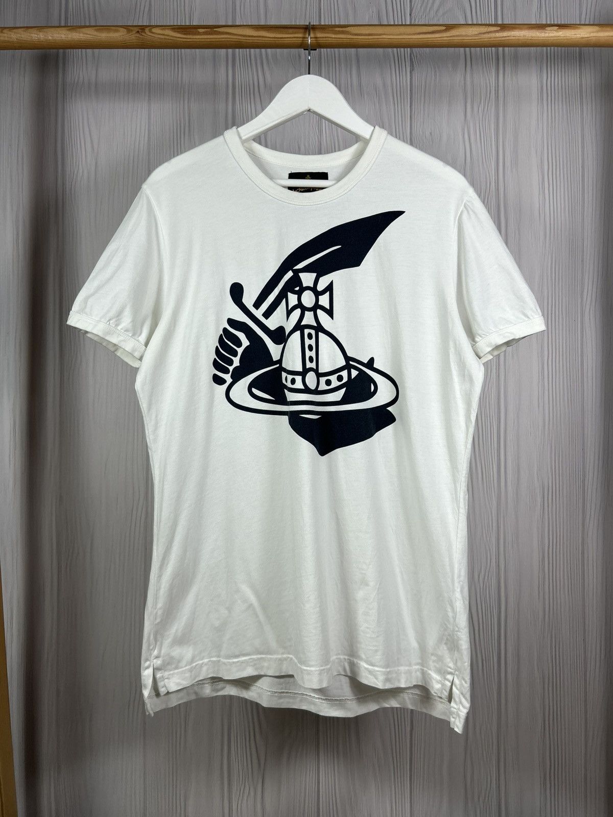 Vivienne Westwood CLASSIC T-SHIRT NAVY ARMAND CUTLASS PRINT