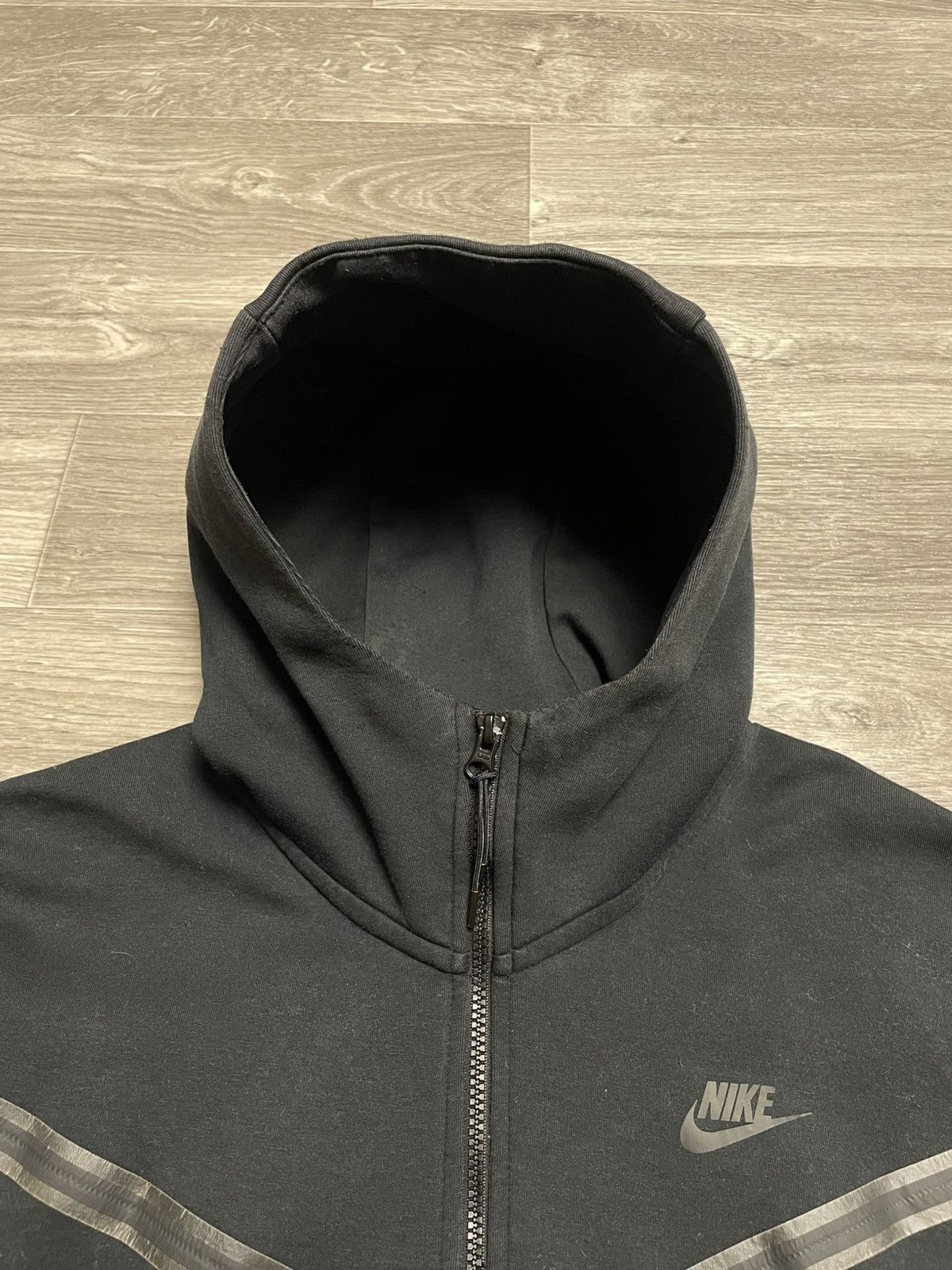 Nike Nike Tech Fleece Black Zip-Up Hoodie Size US L / EU 52-54 / 3 - 10 Thumbnail