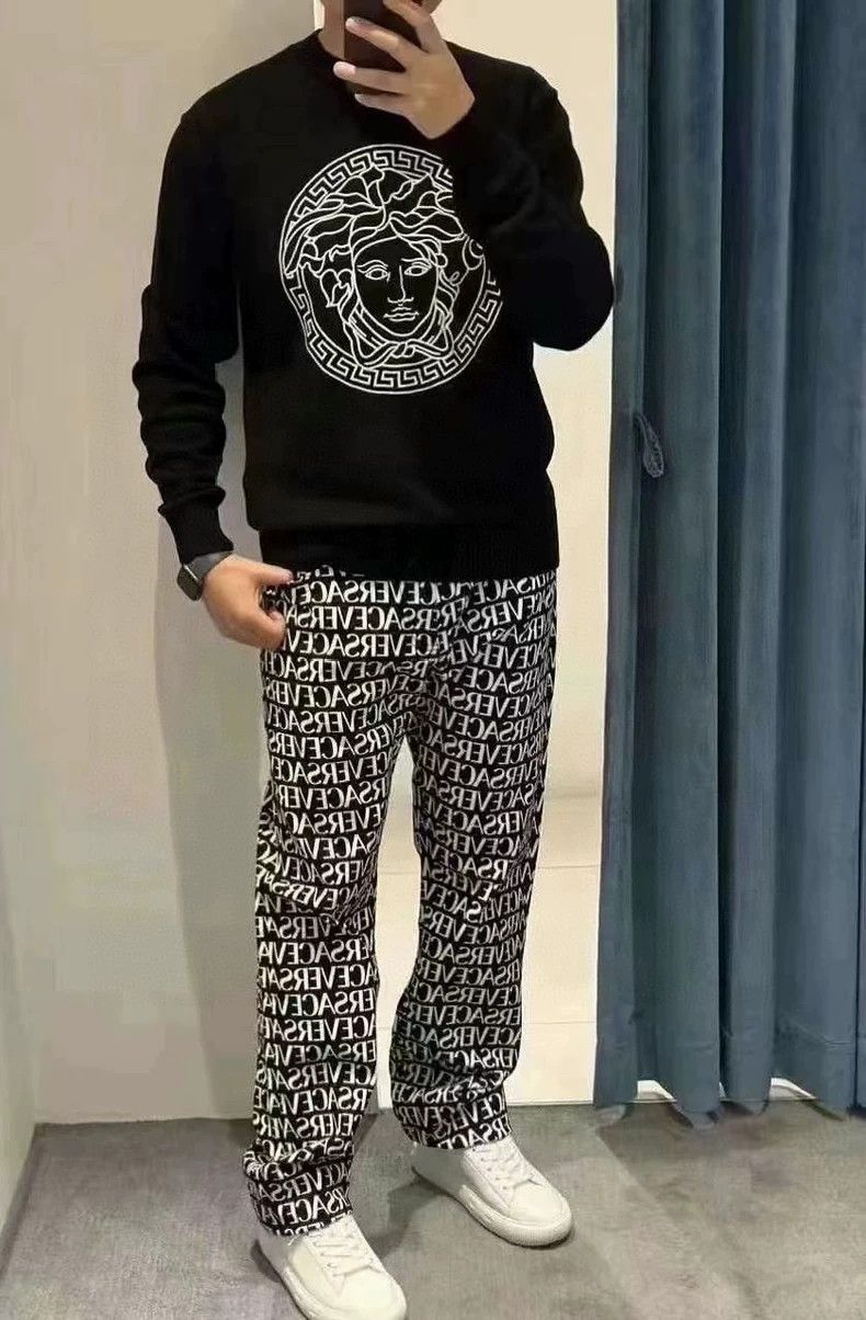 Versace Versace Men's full logo casual jeans Size US 31 - 8 Thumbnail