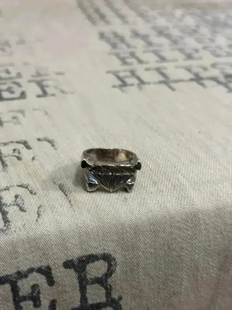 Undercover undercover 01AW silver diamond ring Size ONE SIZE - 2 Thumbnail