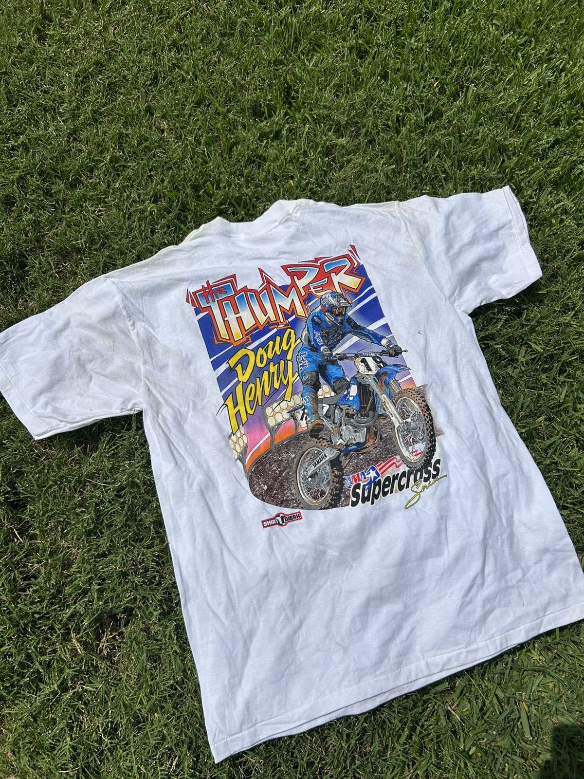 Vintage Vintage 1997 Doug Henry ''The Thumper'' Supercross Series Size US XL / EU 56 / 4 - 2 Thumbnail