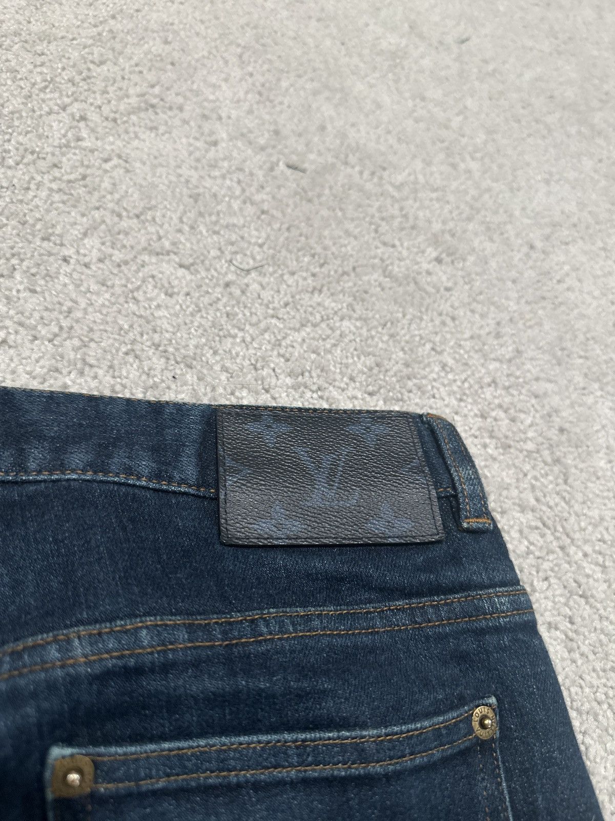 Louis Vuitton Louis Vuitton Blue Denim Jeans Size US 29 - 5 Thumbnail
