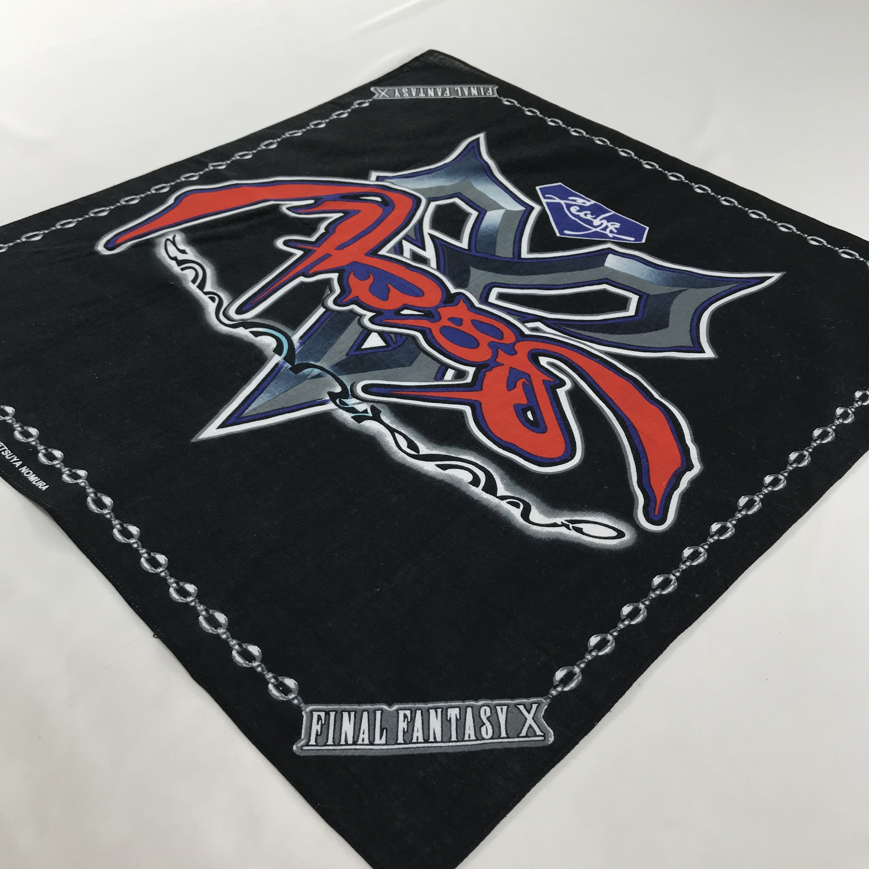 Anime × Japanese Brand × Vintage Final Fantasy Bandana / Handkerchief / Neckerchief -S1778 Size ONE SIZE - 2 Thumbnail