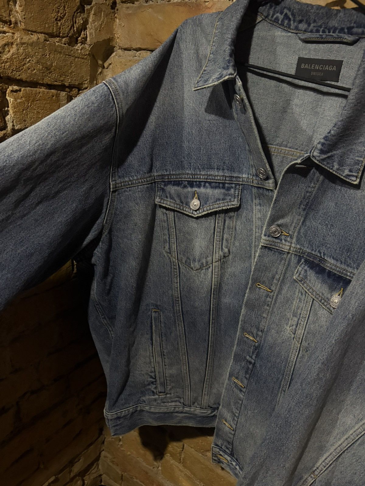 Balenciaga balenciaga campaign gaffer denim jacket Size US L / EU 52-54 / 3 - 4 Thumbnail