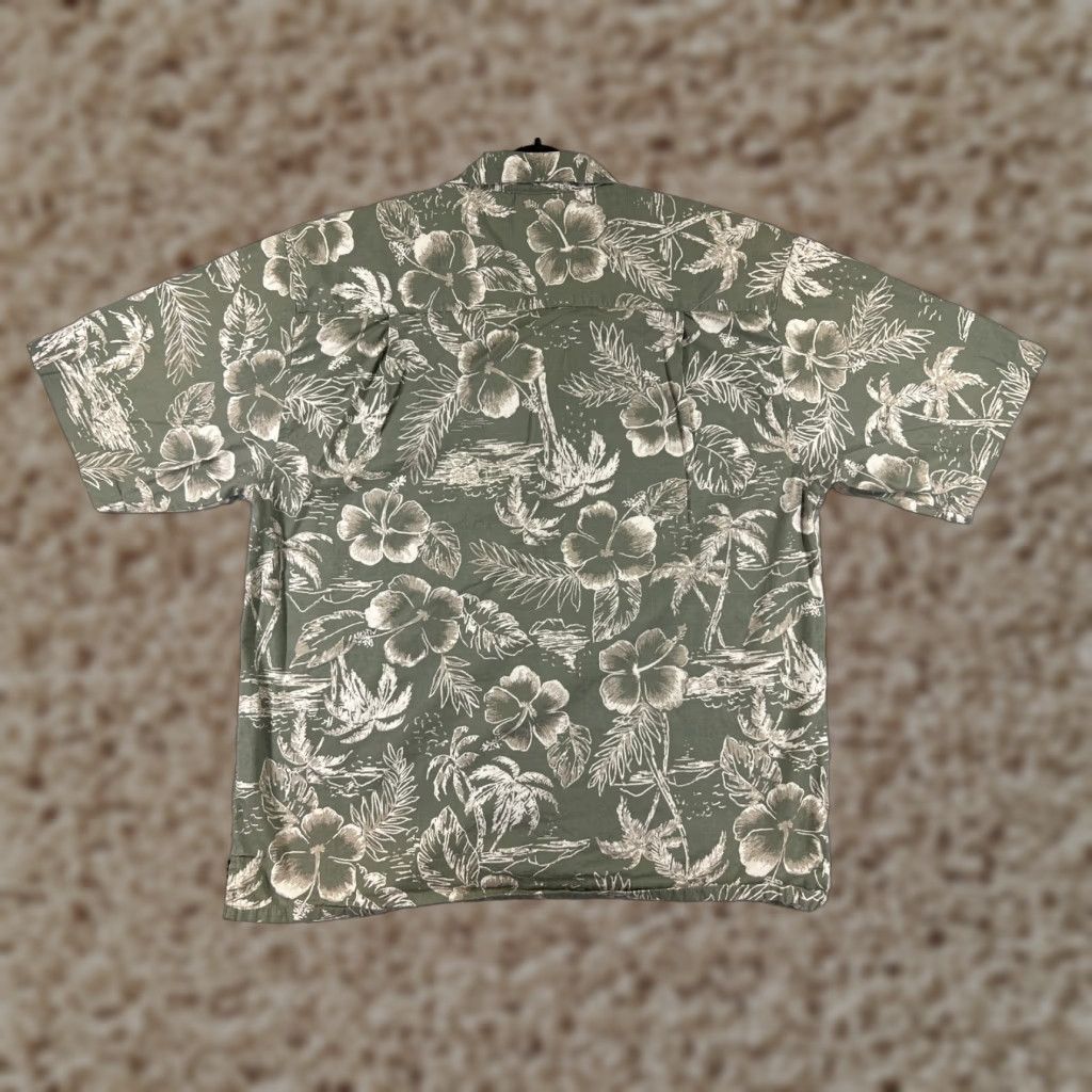 Ocean Pacific Ocean Pacific Shirt Men XL Green Beach Hawaiian Button-Up Size US XL / EU 56 / 4 - 1 Thumbnail