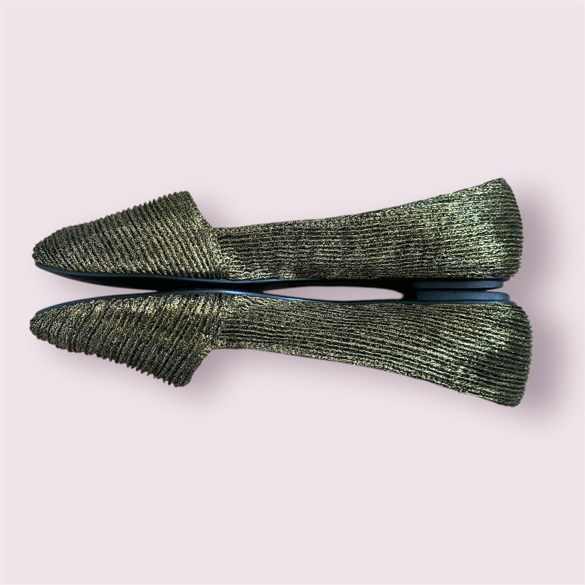Other Metallic Green Flats Loafers Size US 8.5 / IT 38.5 - 4 Thumbnail