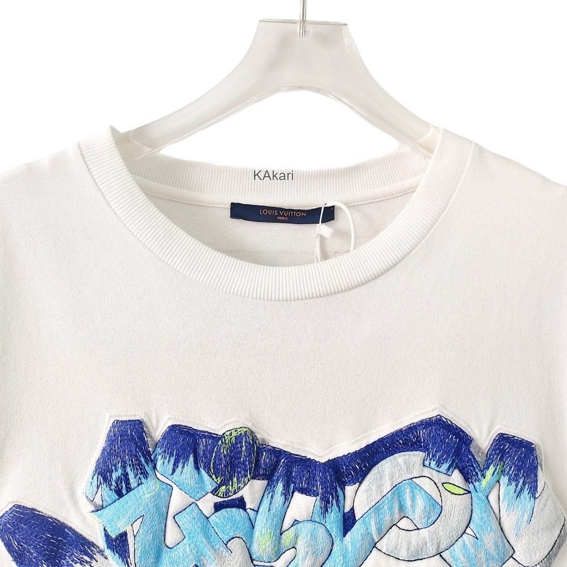Louis Vuitton White Graphic Short-Sleeve T-Shirt Size US L / EU 52-54 / 3 - 4 Thumbnail