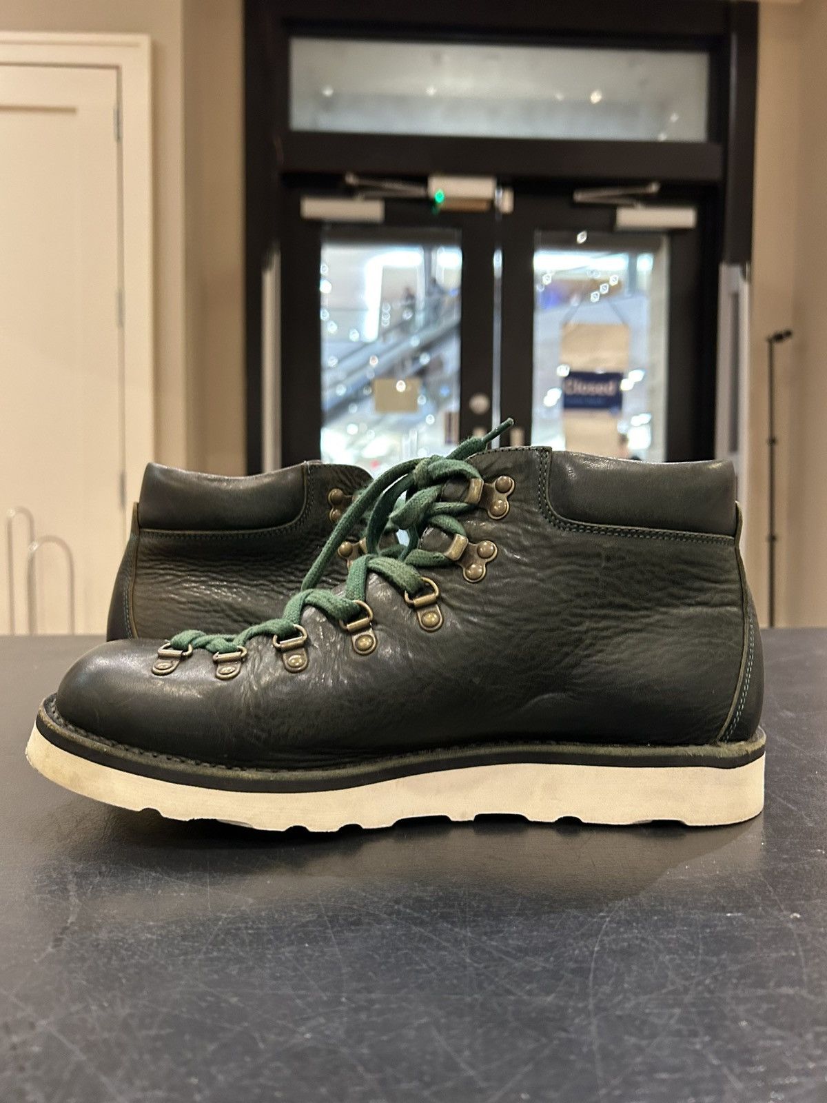 Fracap Fracap Magnifico Leather Hiking Boots - Green Size US 11 / EU 44 - 3 Thumbnail