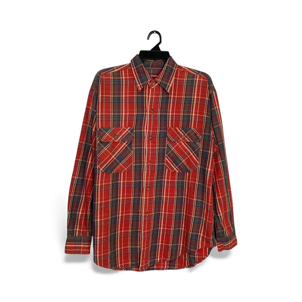 Levi's Rare Design Levi’s Red Plaid Button Up Shirts Size US M / EU 48-50 / 2 - 1 Thumbnail