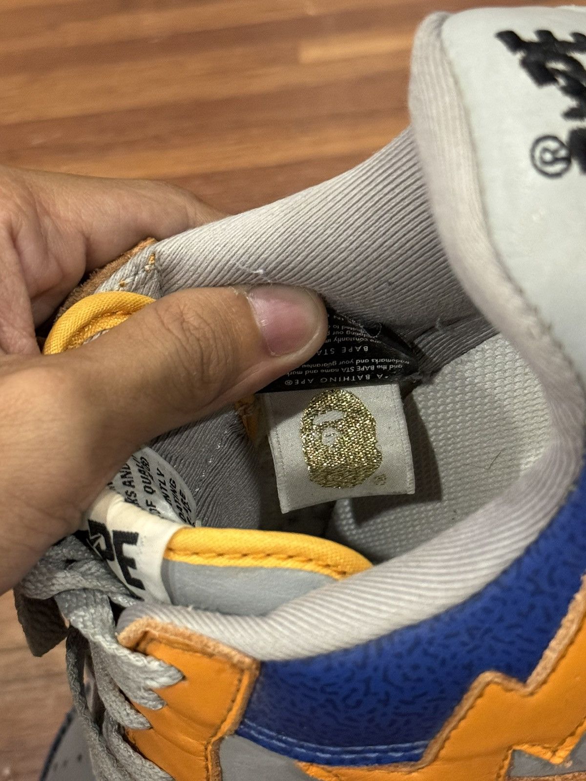 Bape Bapesta Newyork Colorway Cement Size US 9 / EU 42 - 11 Thumbnail