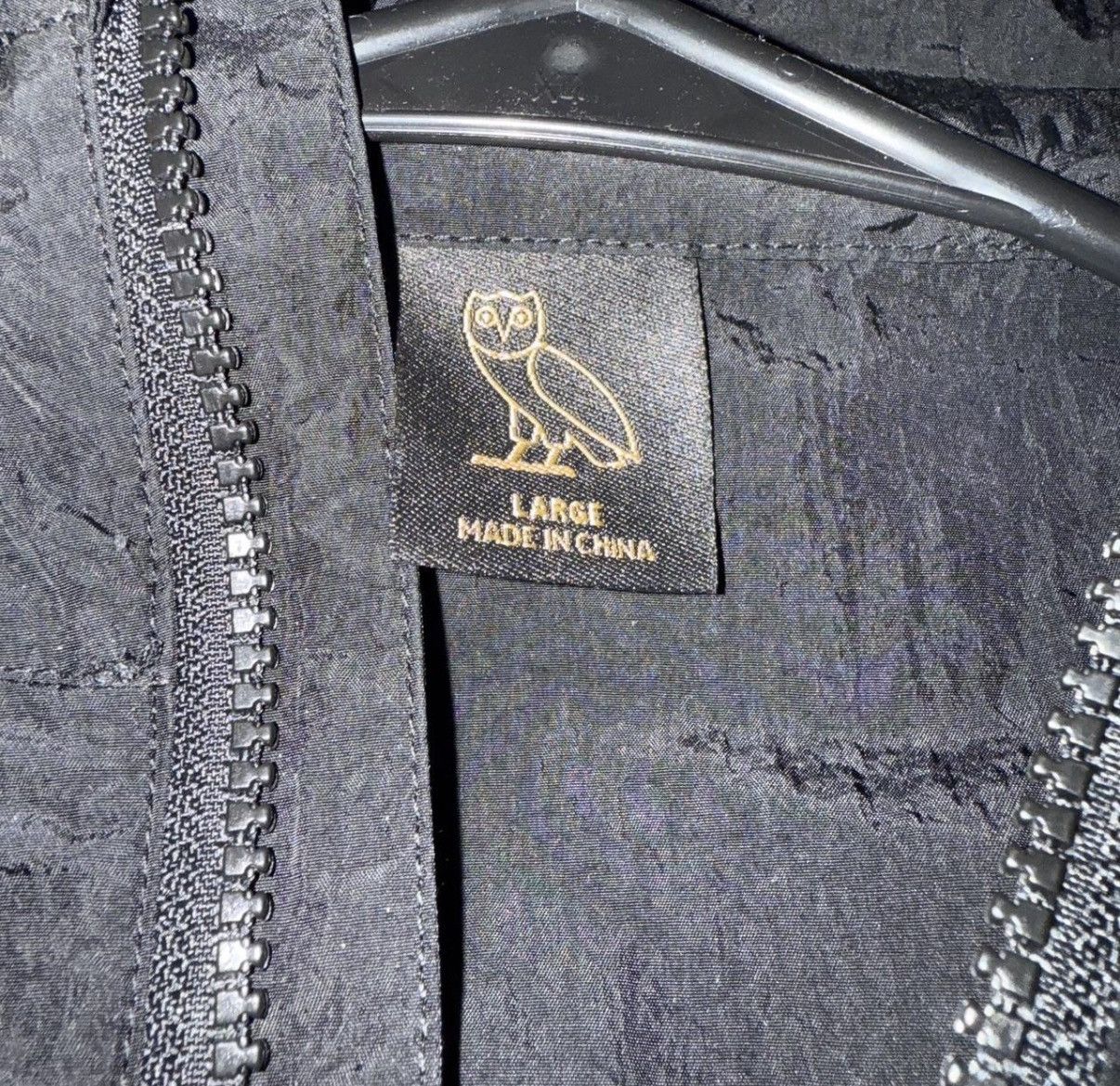 October's Very Own OvO Runner Nylon Anorak - Black (Size Large) Size US L / EU 52-54 / 3 - 4 Thumbnail