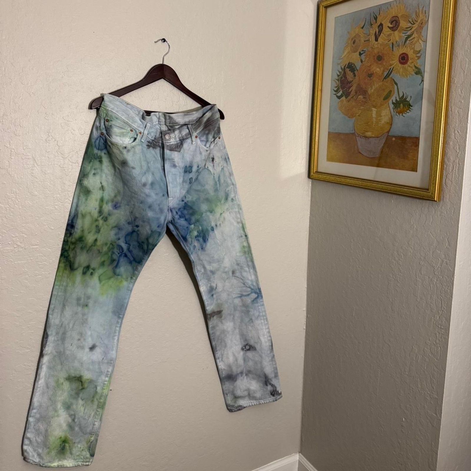 Levi's Levi’s 501 straight leg tie dye jeans rit collab Size US 36 / EU 52 - 2 Thumbnail