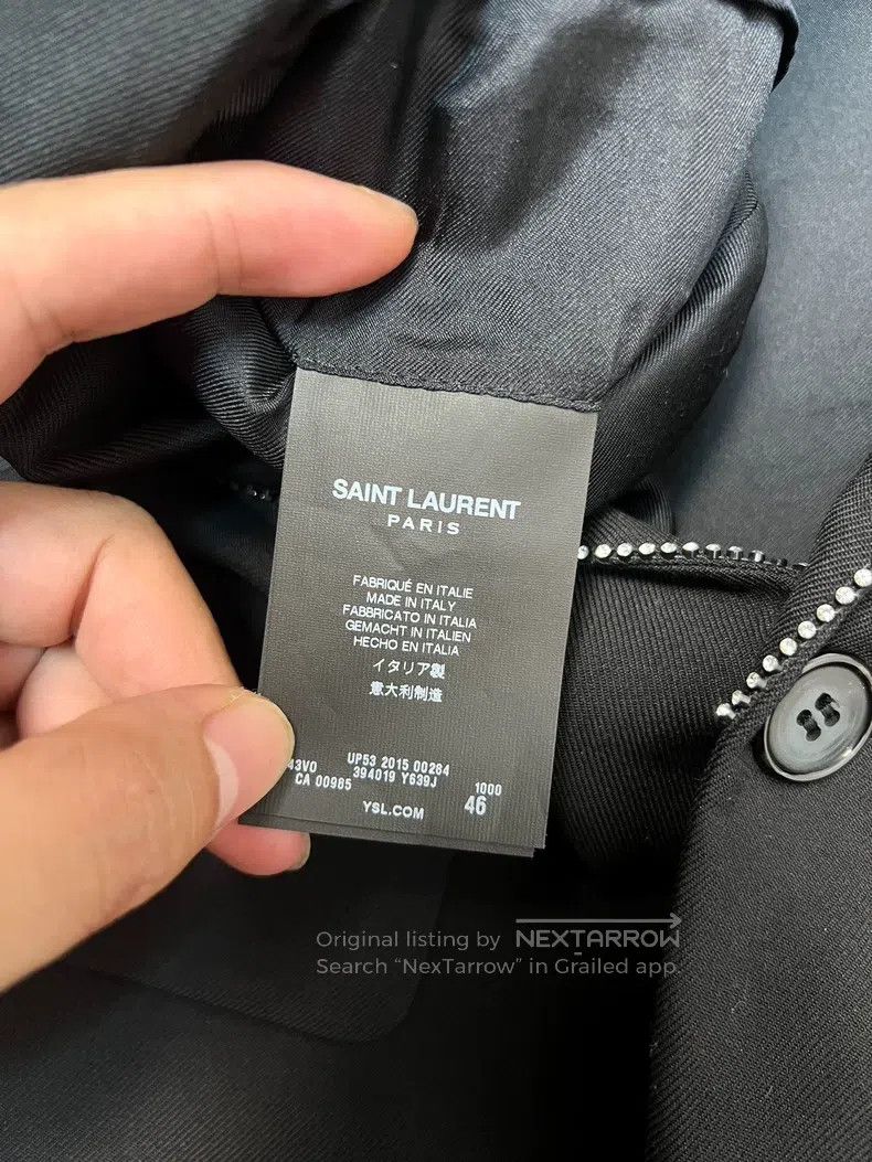 Saint Laurent Paris Saint Laurent Paris blazer Size US S / EU 44-46 / 1 - 5 Thumbnail