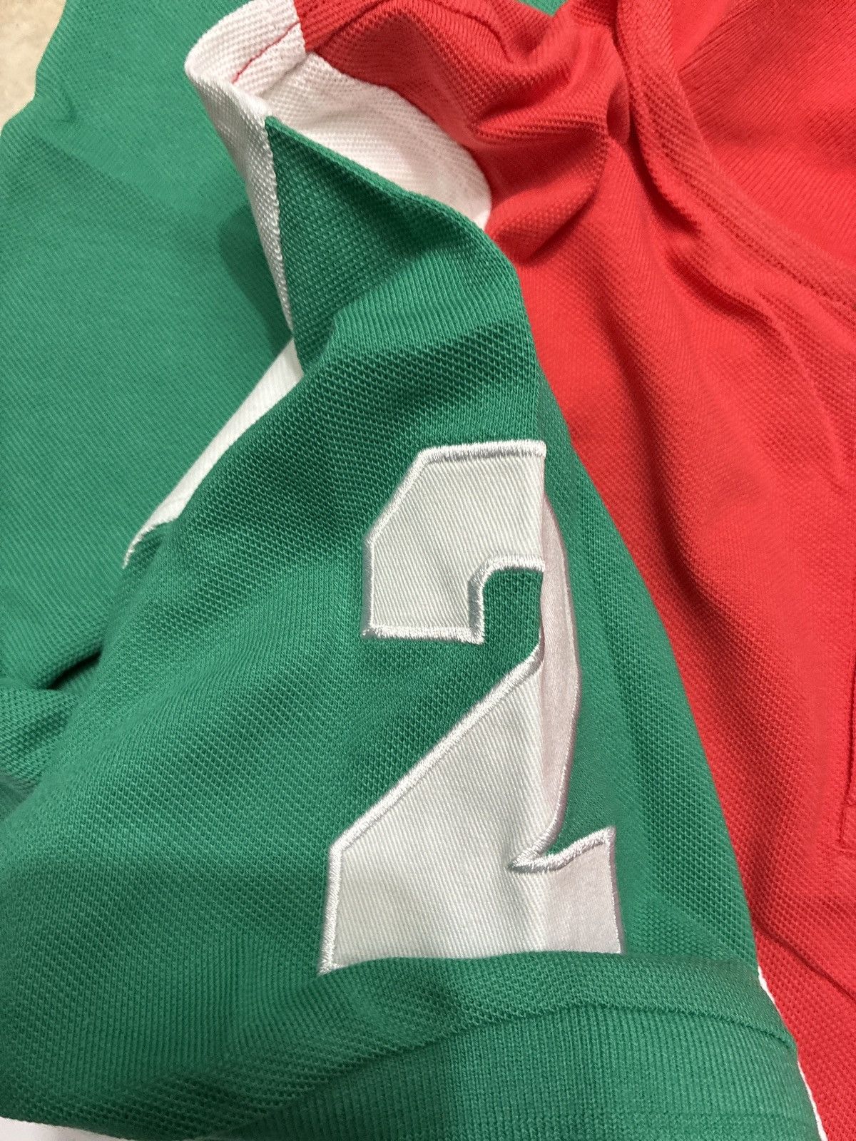 Palace Palace Geezer Polo Red/Green Size US L / EU 52-54 / 3 - 7 Thumbnail