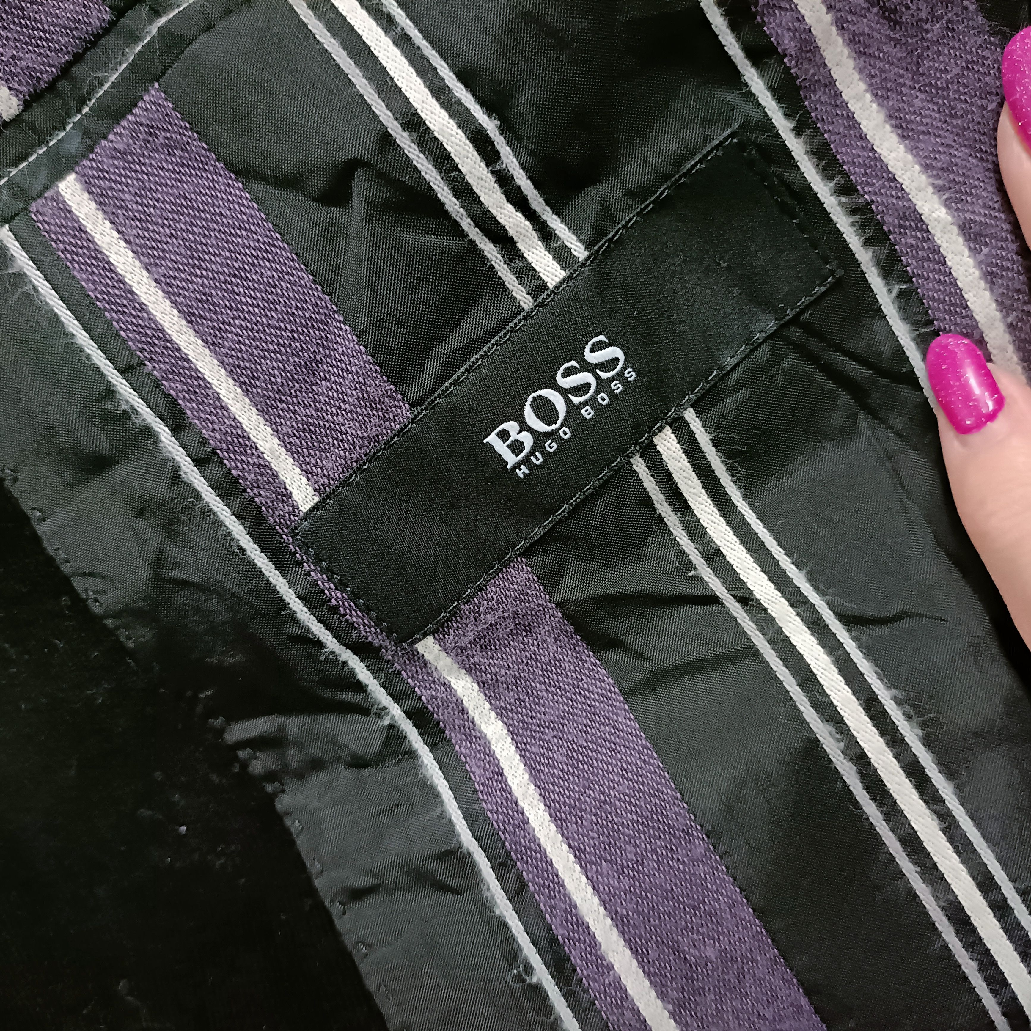 Hugo Boss Men's Black Cotton Sport Jacket Blazer ! size 52 Size US L / EU 52-54 / 3 - 7 Thumbnail
