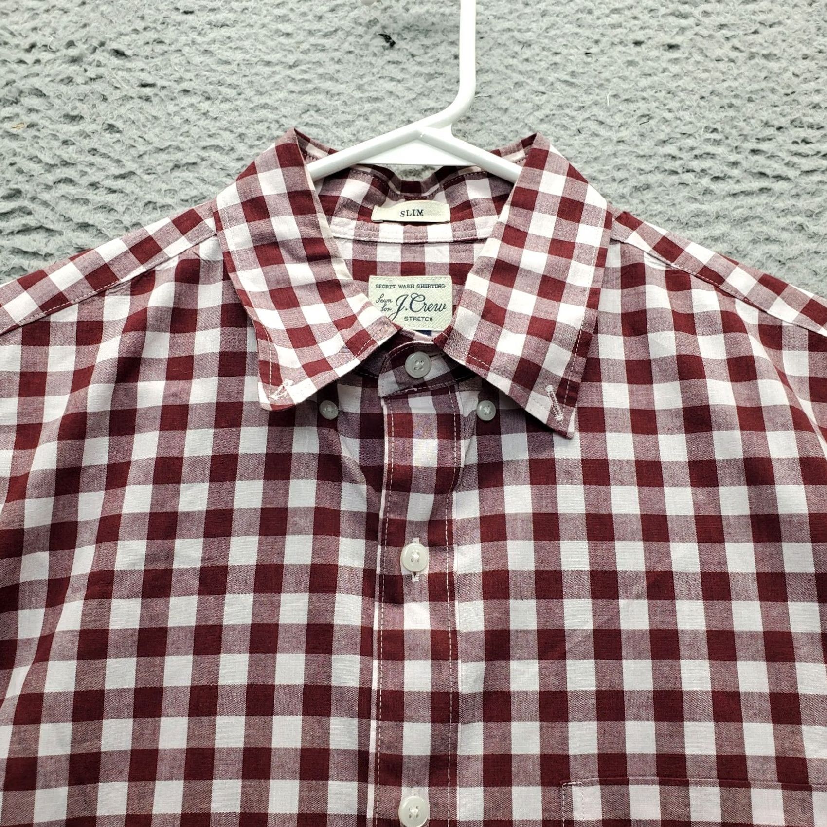 J.Crew J.Crew Shirt Mens M Multi Check Stretch Slim Fit Button-Down Size US M / EU 48-50 / 2 - 7 Thumbnail