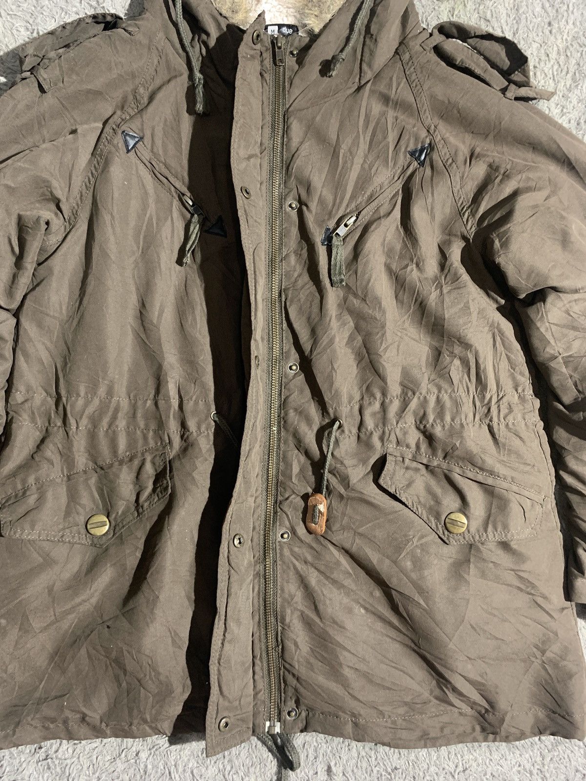 If Six Was Nine × Japanese Brand × Le Grande Bleu (L.G.B.) JAPANESE ELANCARE DUE JACKET FUR HOODIE LGBSTYLE Size US L / EU 52-54 / 3 - 4 Thumbnail
