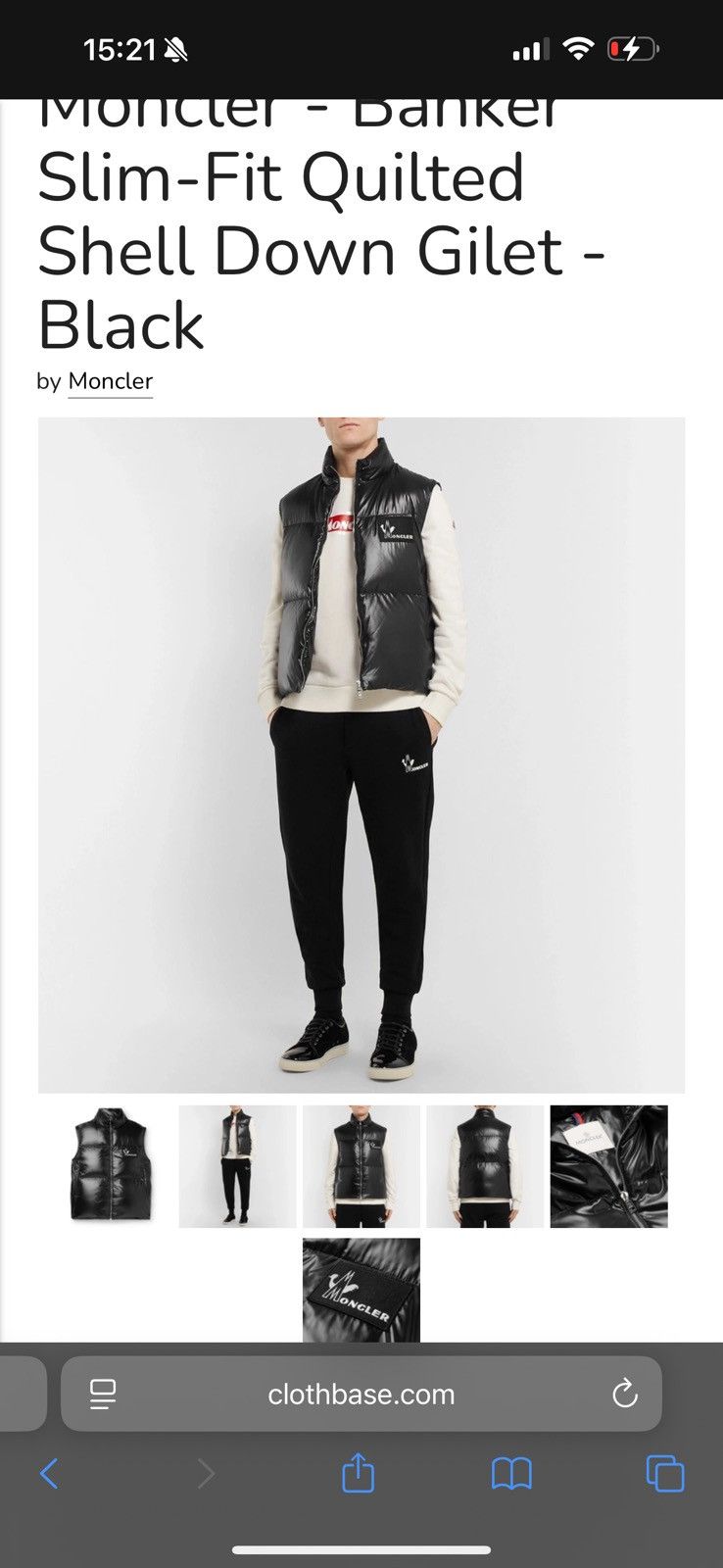 Moncler Moncler Banker Gilet Size US L / EU 52-54 / 3 - 19 Thumbnail
