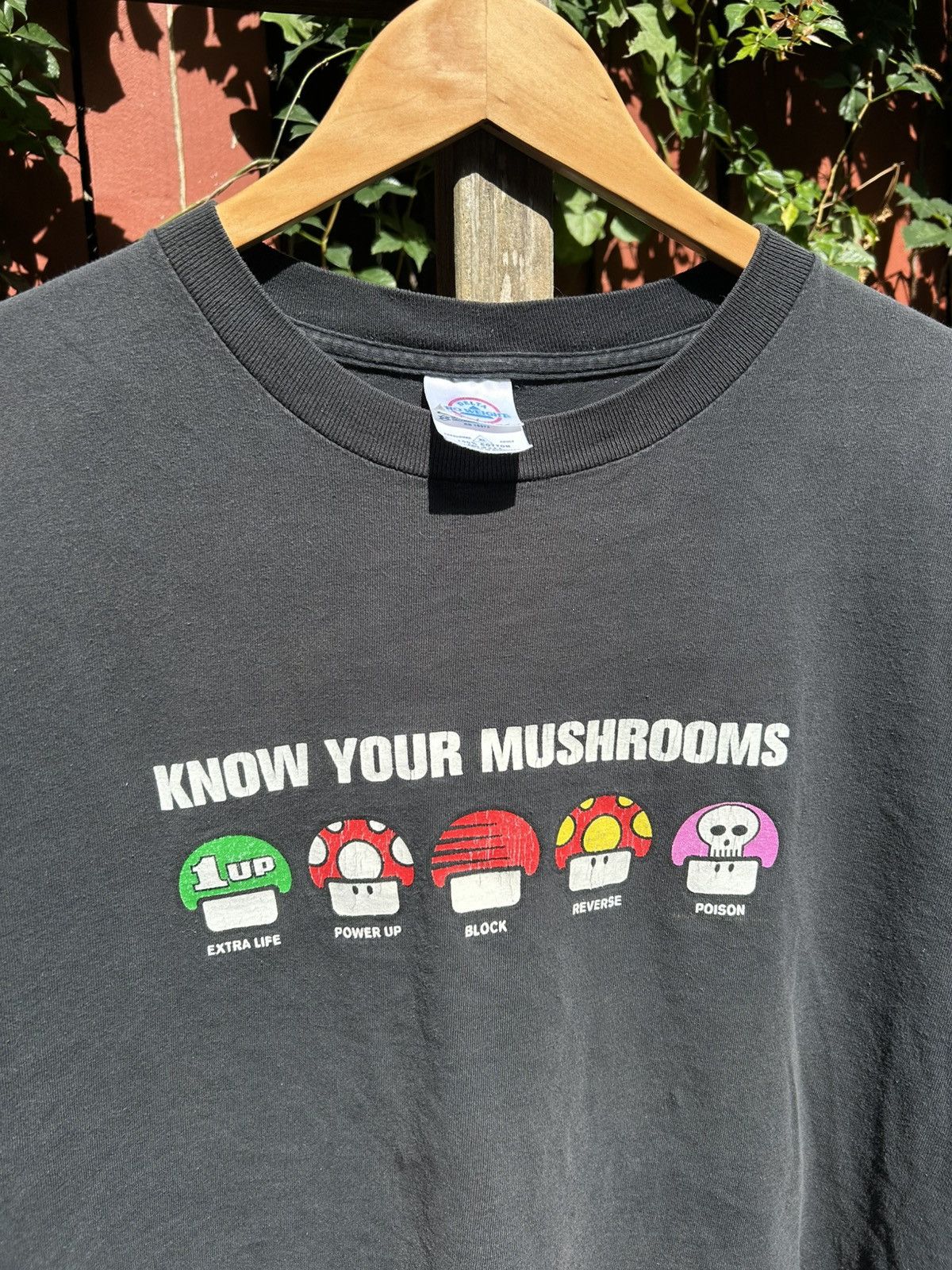Vintage Early Y2K Know Your Mushrooms Fader Tee Size US XL / EU 56 / 4 - 1 Thumbnail