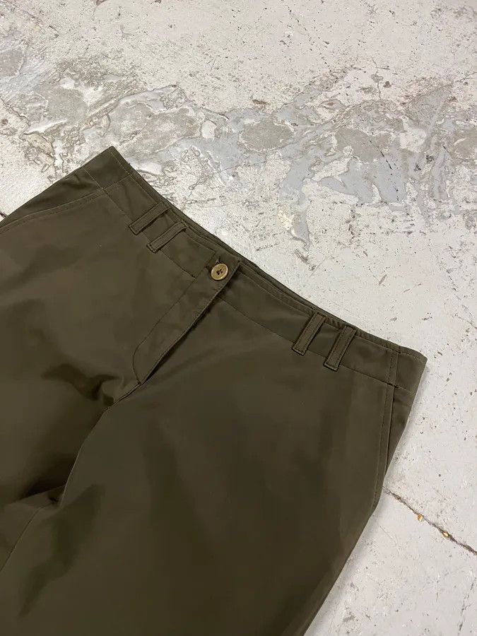 Prada 2000s Prada Stretch Olive Khaki Pants Size US 32 / EU 48 - 7 Thumbnail