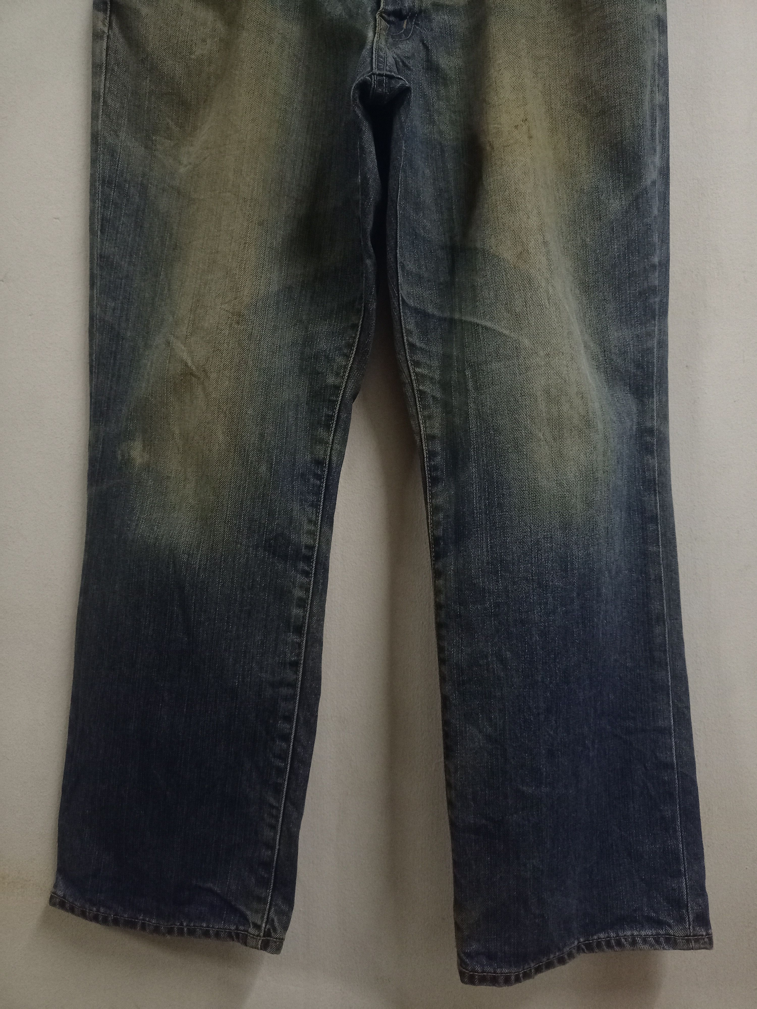 Japanese Brand Vintage Japanese Brand Mud Wash Baggy Jeans 38x28 Size US 38 / EU 54 - 5 Thumbnail