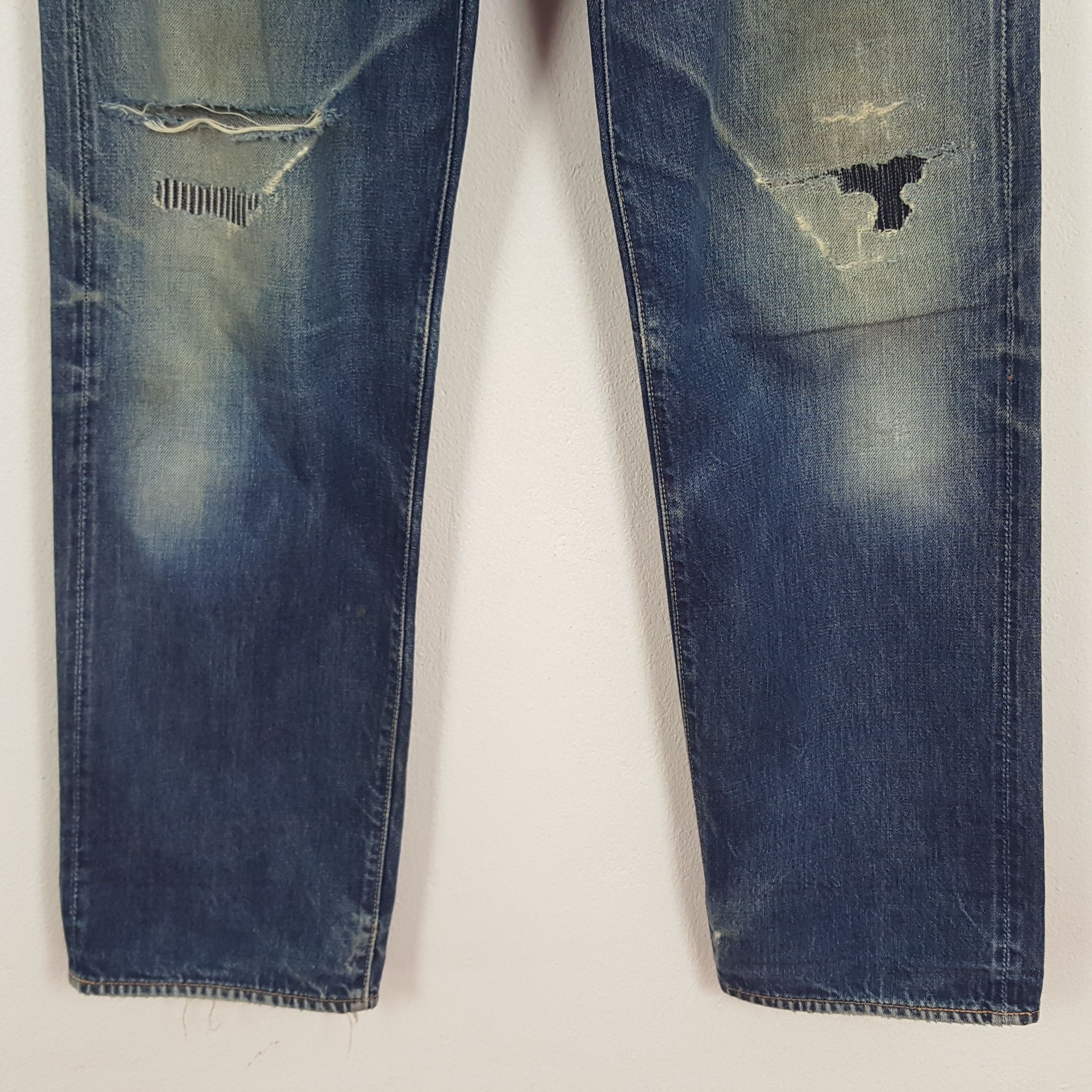 Evisu × Japanese Brand × Vintage Vintage Evisu Japanese Brand Daicock Custom Selvedge Jeans Size US 28 / EU 44 - 6 Thumbnail