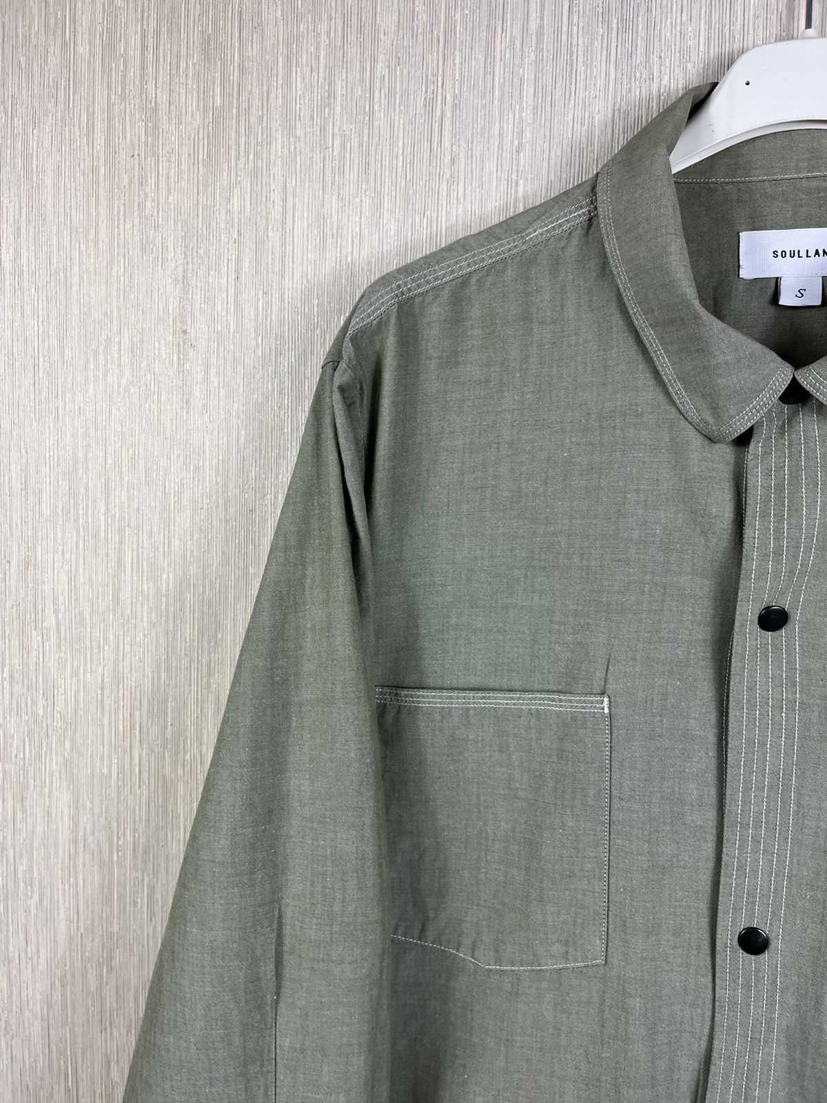 Designer × Soulland Soulland hestehave over shirt jacket with pocket latches Size US S / EU 44-46 / 1 - 9 Thumbnail