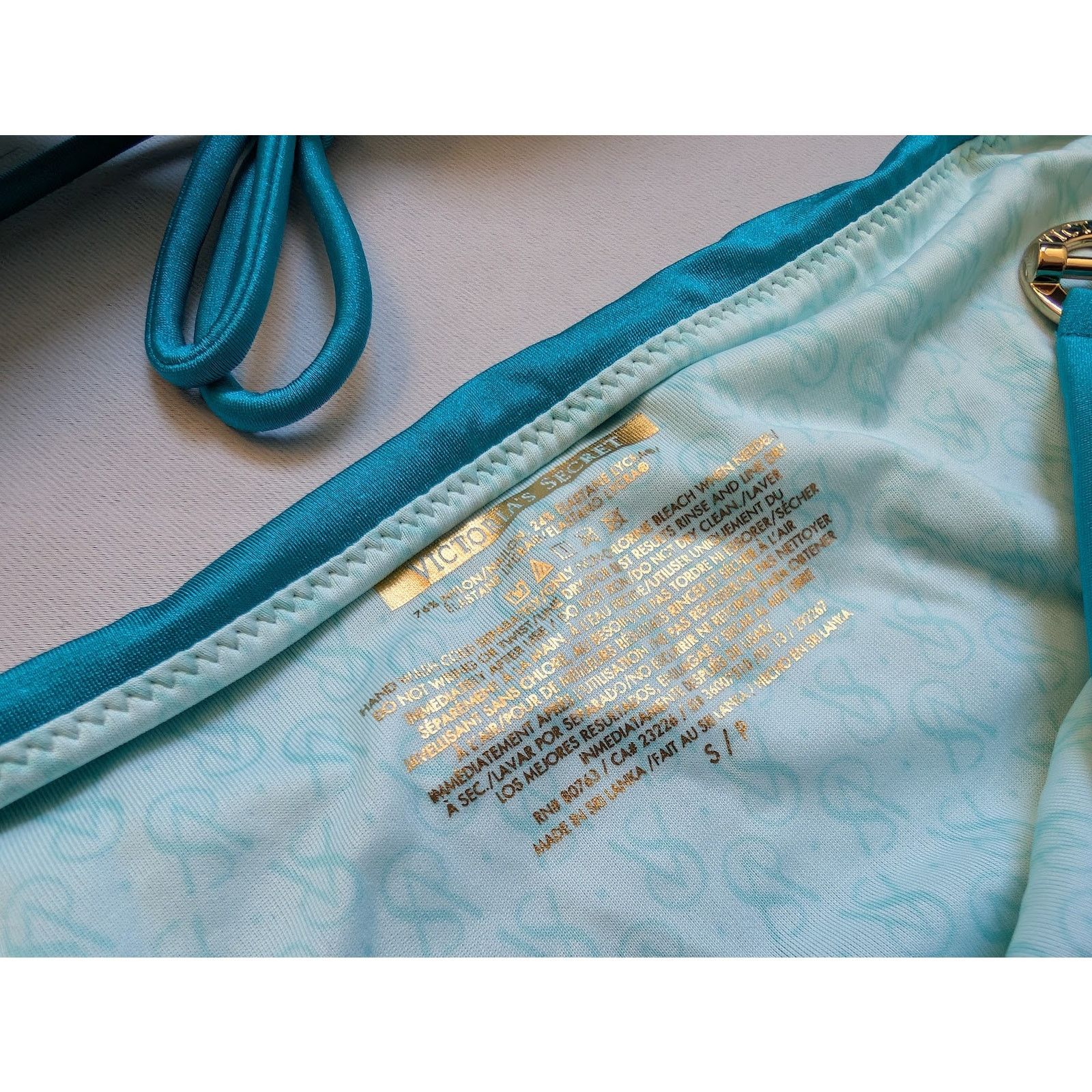 Victoria's Secret NWT Victoria’s Secret Bikini Set XS/S Teal Gold Charm Detail Size S / US 4 / IT 40 - 7 Thumbnail