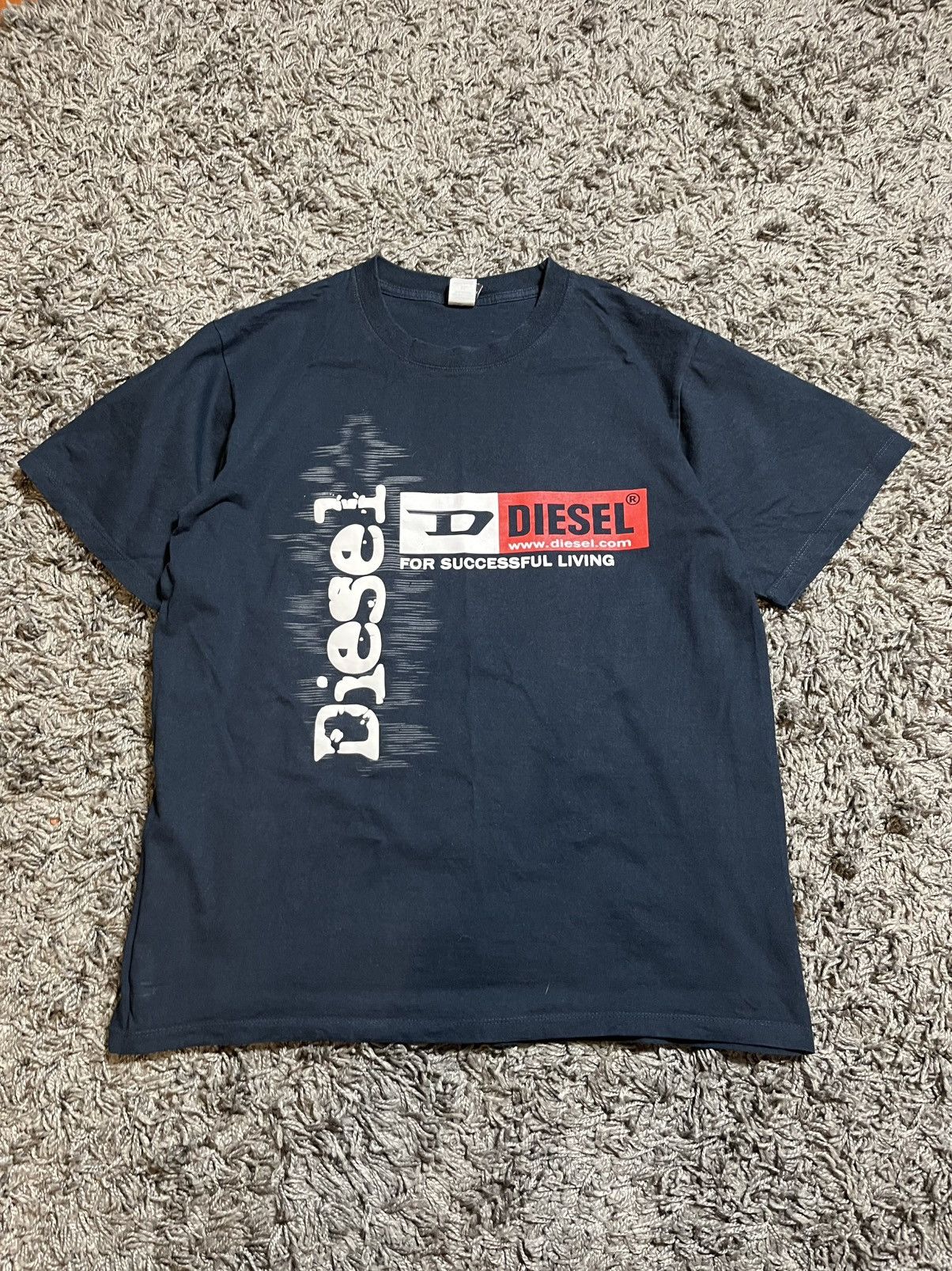 Diesel DIESEL VINTAGE Y2K FADED COTTON T-SHIRT Size US XL / EU 56 / 4 - 2 Thumbnail