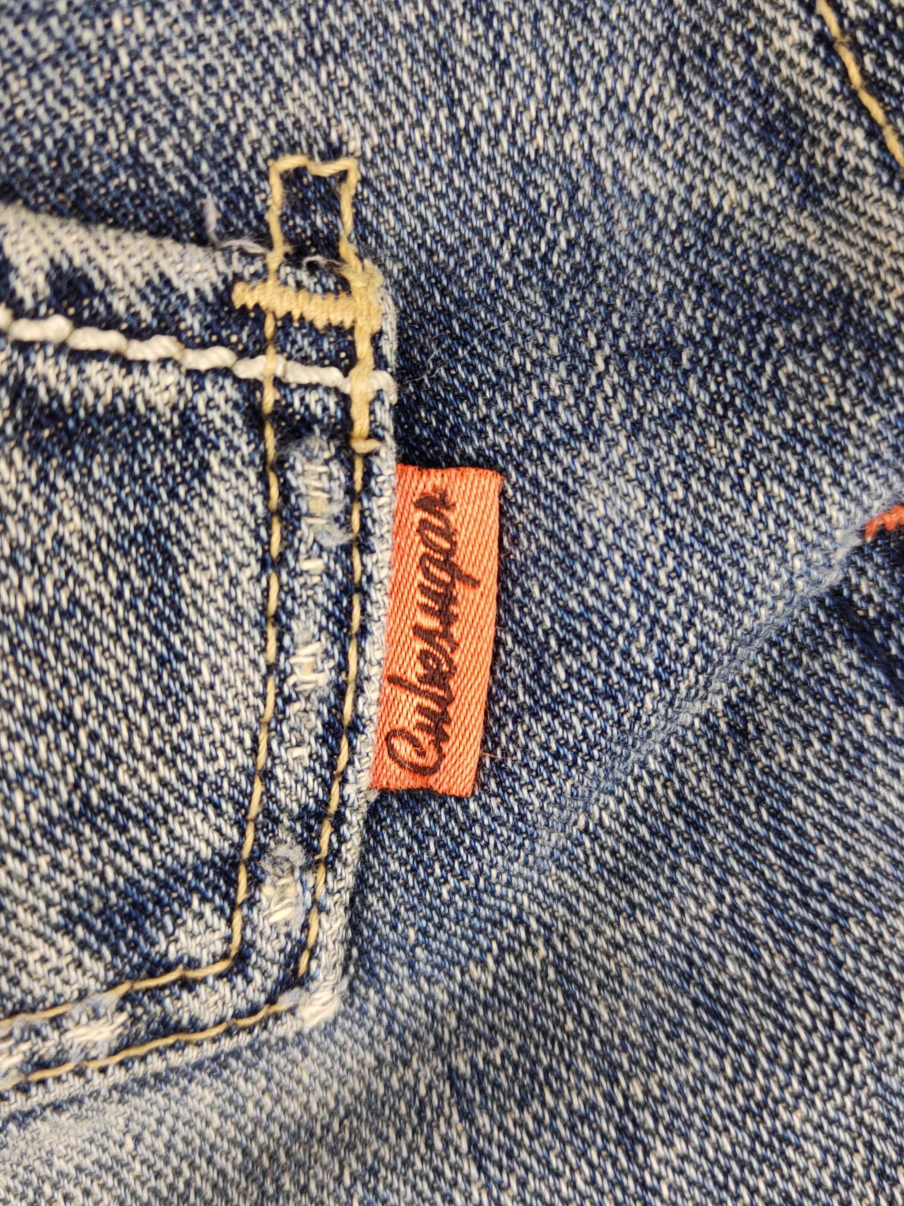 Japanese Brand DL Cubesugar Blue Faded Multipocket Denim jeans pants #S1478 Size US 31 - 5 Thumbnail