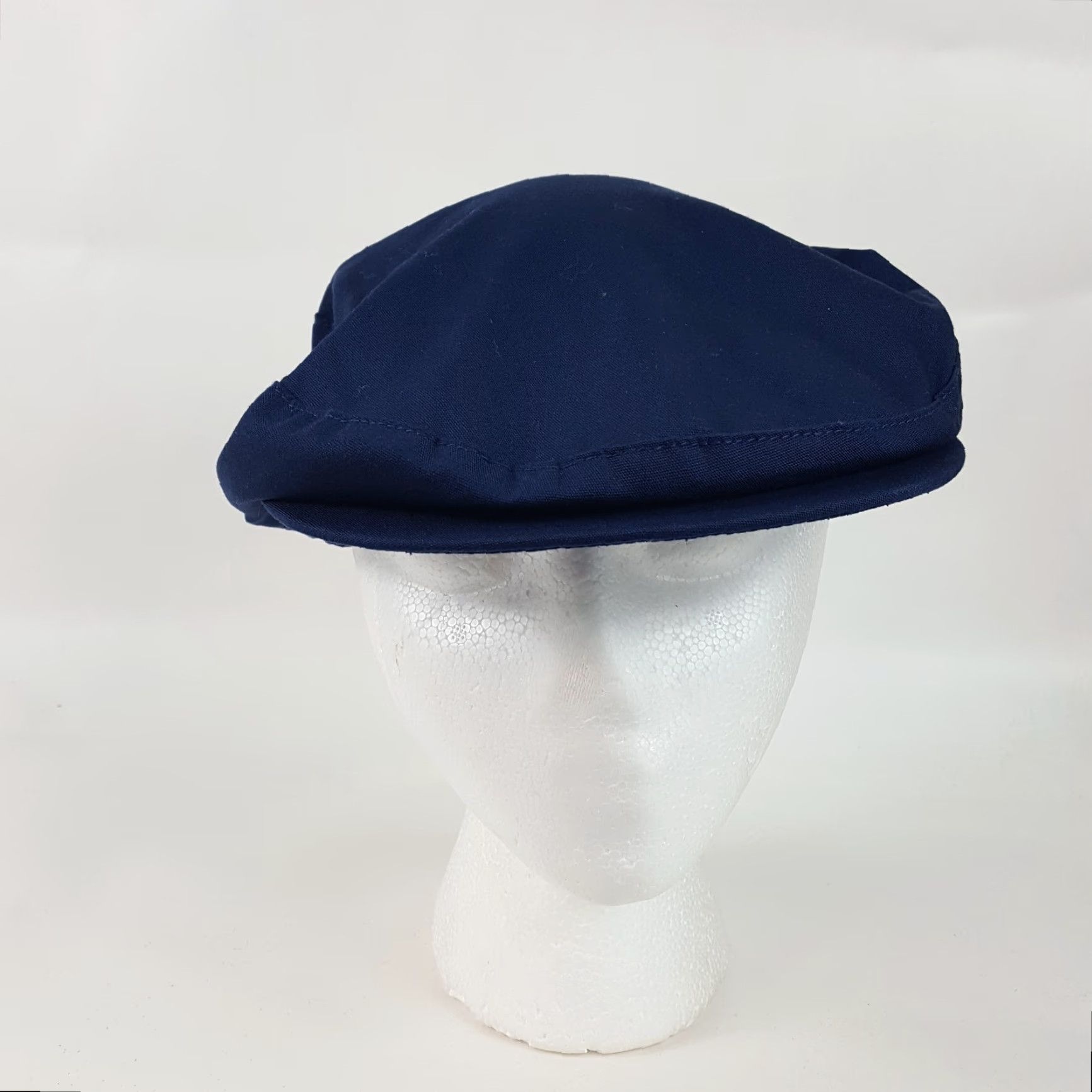 Vintage VINTAGE 80s Blue Cabbie Golf Hat Newsboy Cap Snapback Adjustable Preppy Gatsby Town Talk Men One Size Cotton Hat Size ONE SIZE - 3 Thumbnail