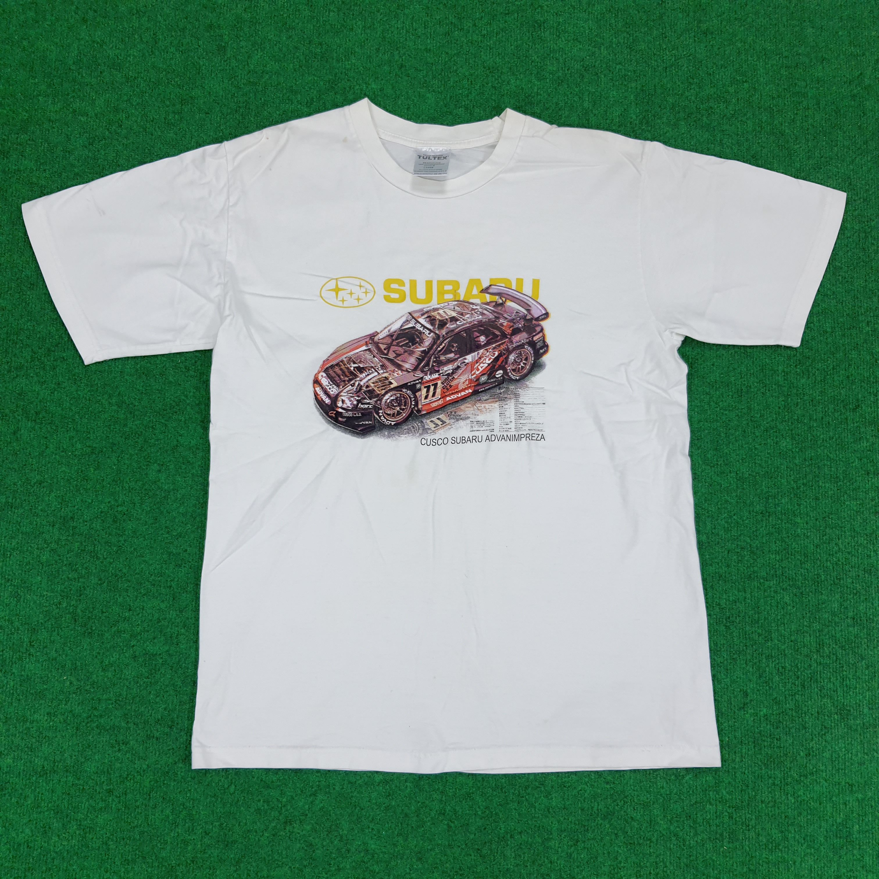 Japanese Brand Vintage SUBARU IMPREZA Japan Car Racing T-shirt Size US M / EU 48-50 / 2 - 1 Thumbnail