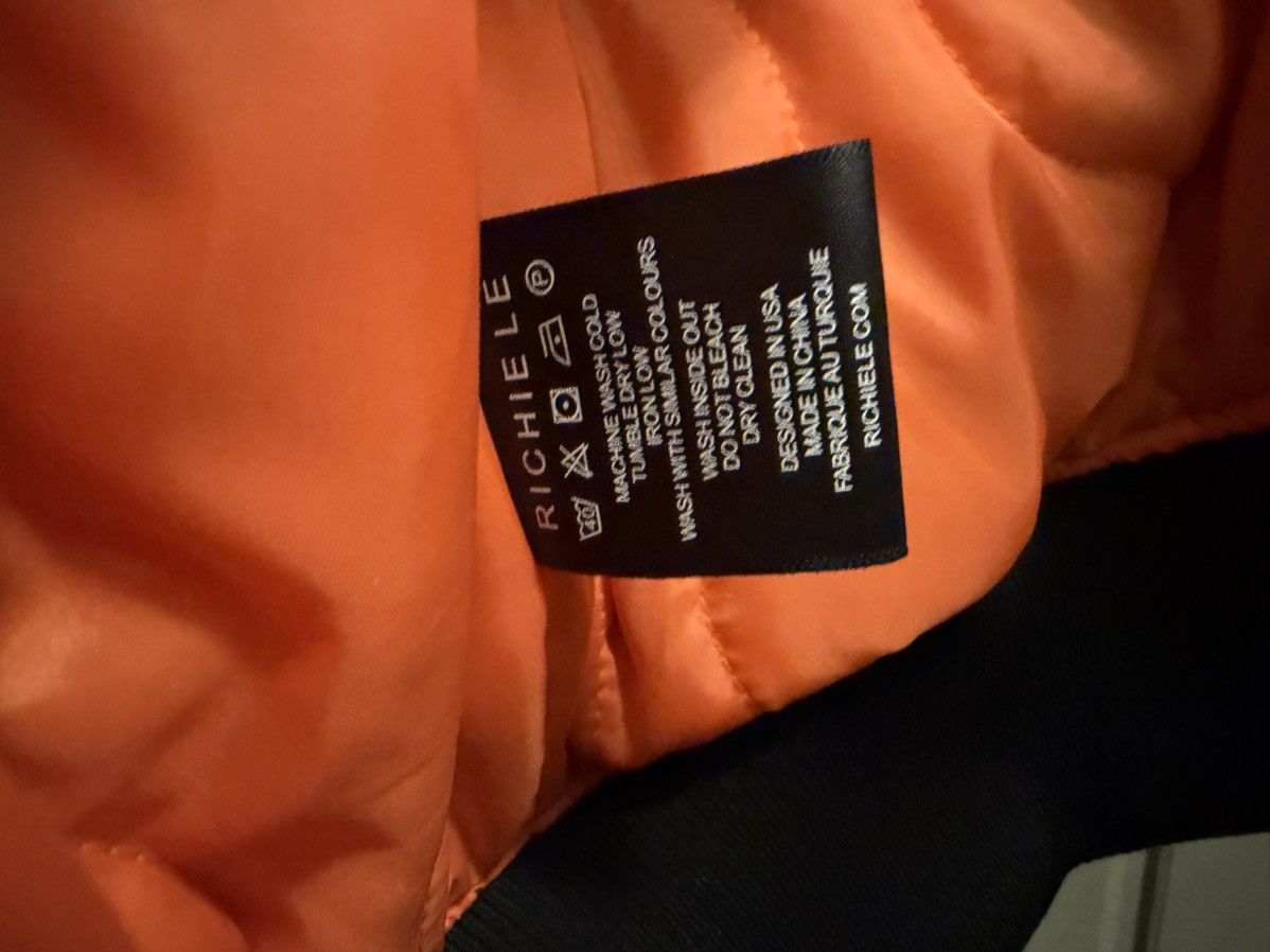Richie Le Collection Richie Le RLC Bomber Flight Jacket Black Size US L / EU 52-54 / 3 - 3 Thumbnail