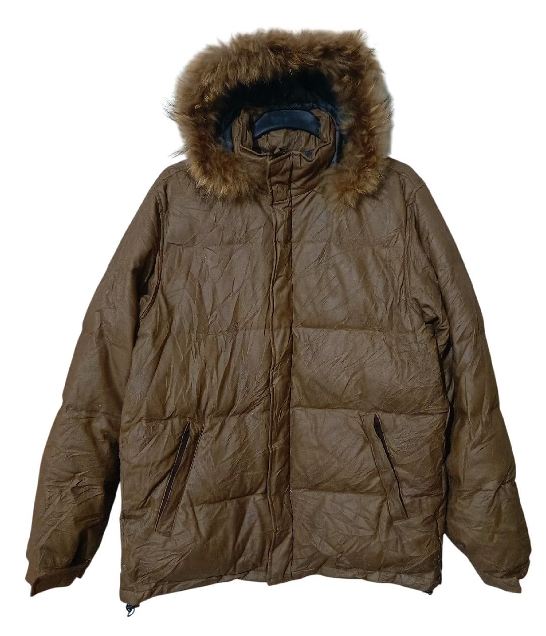 semanticdesign 🇯🇵Kansai Jeans Maya Leather Down Fur Jacket Browne Size US L / EU 52-54 / 3 - 1 Thumbnail