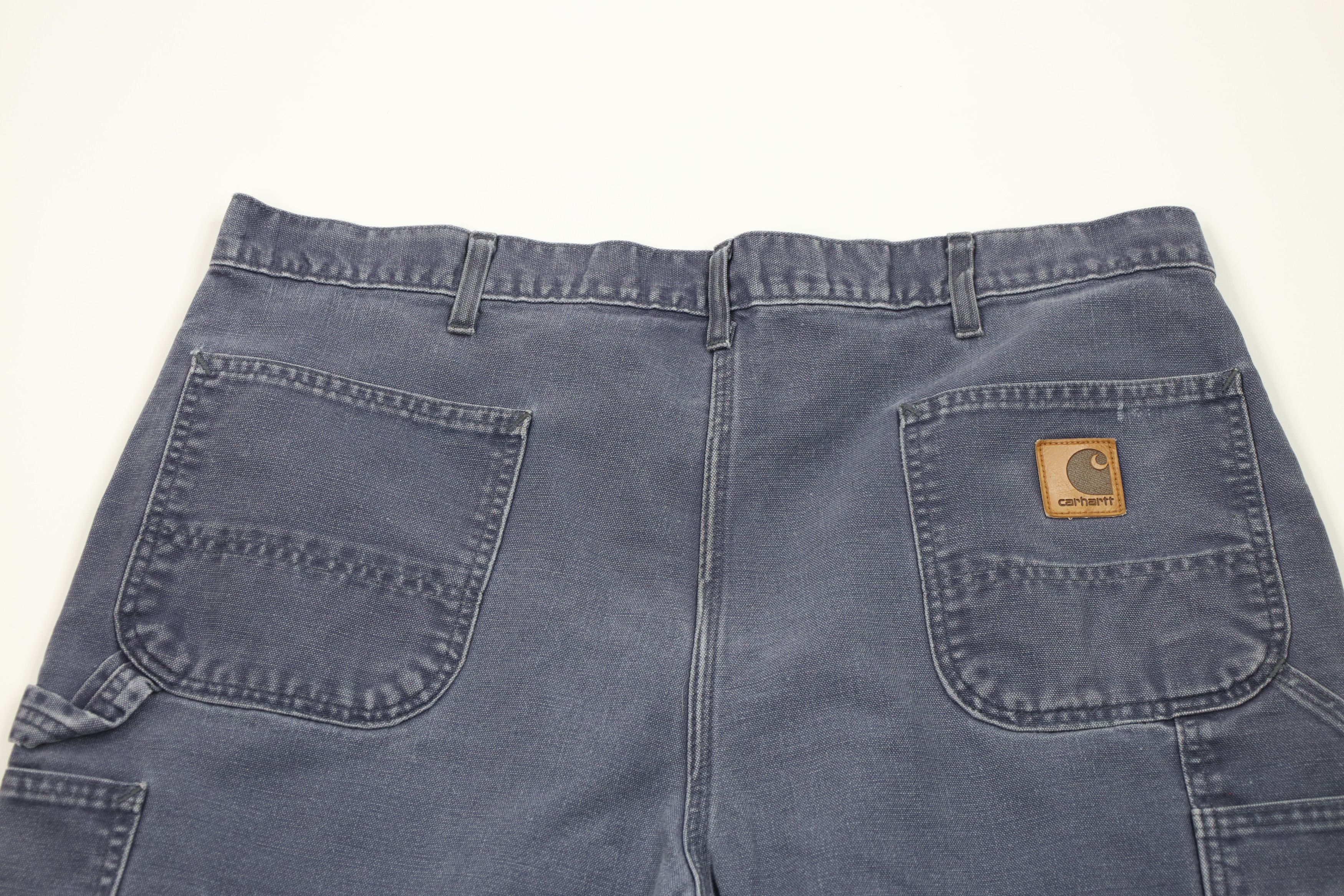 Carhartt Vintage Carhartt Wide Leg Dungaree Pants Petrol Blue USA Size US 40 / EU 56 - 12 Thumbnail