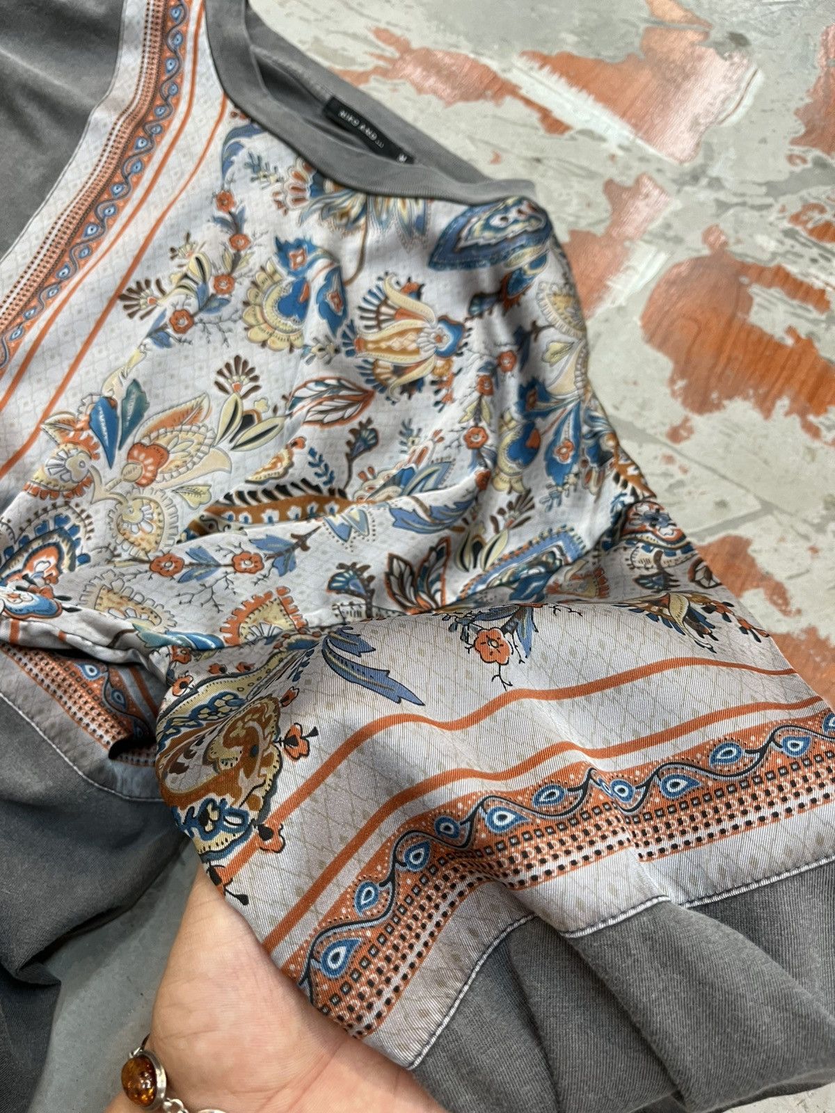 If Six Was Nine × Japanese Brand × Le Grande Bleu (L.G.B.) Niko and… long sleeve shirts bandana patchwork Size US L / EU 52-54 / 3 - 8 Thumbnail