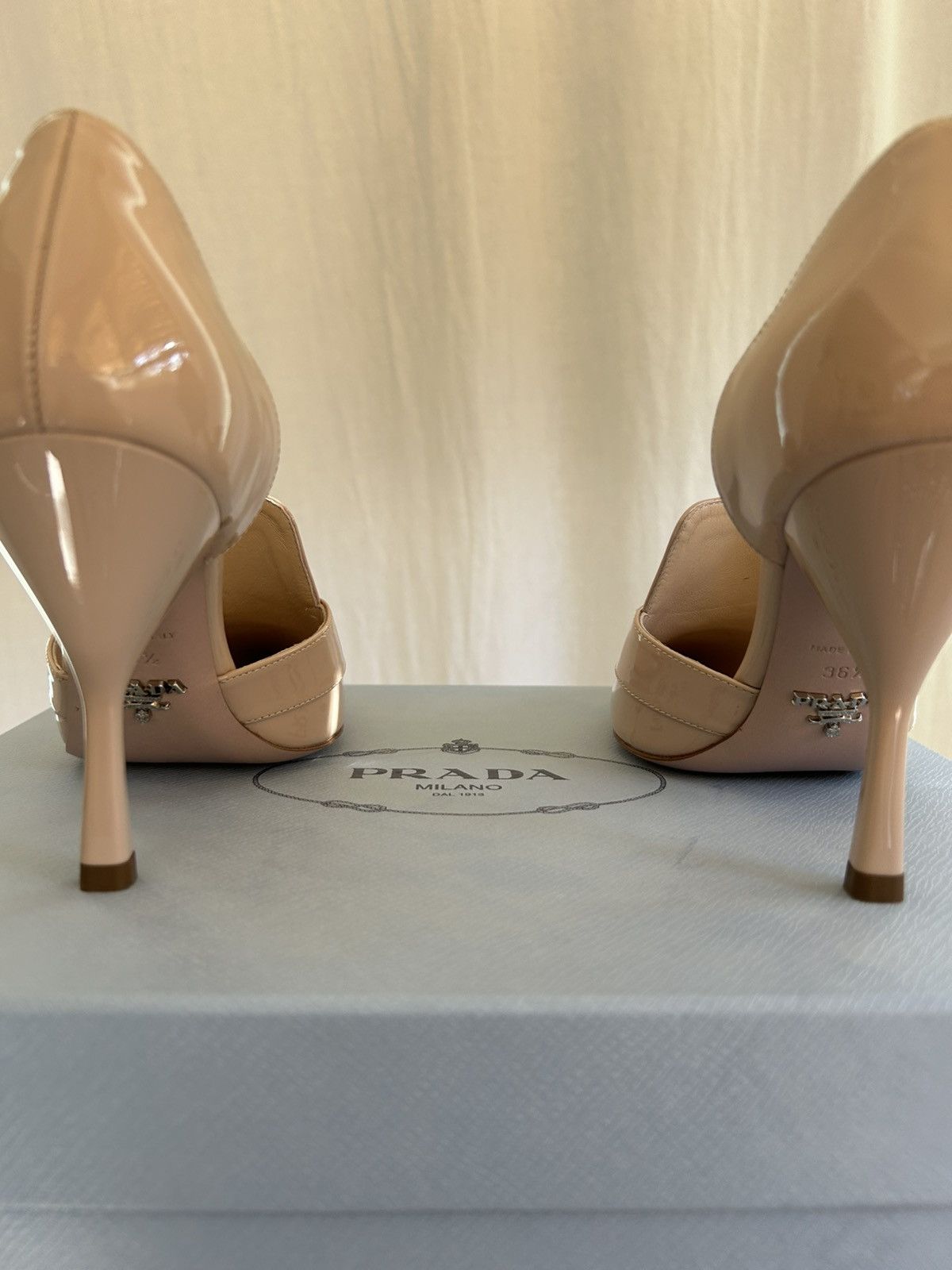 Prada Prada Patent Leather D'Orsay Pumps Size US 6.5 / IT 36.5 - 3 Thumbnail
