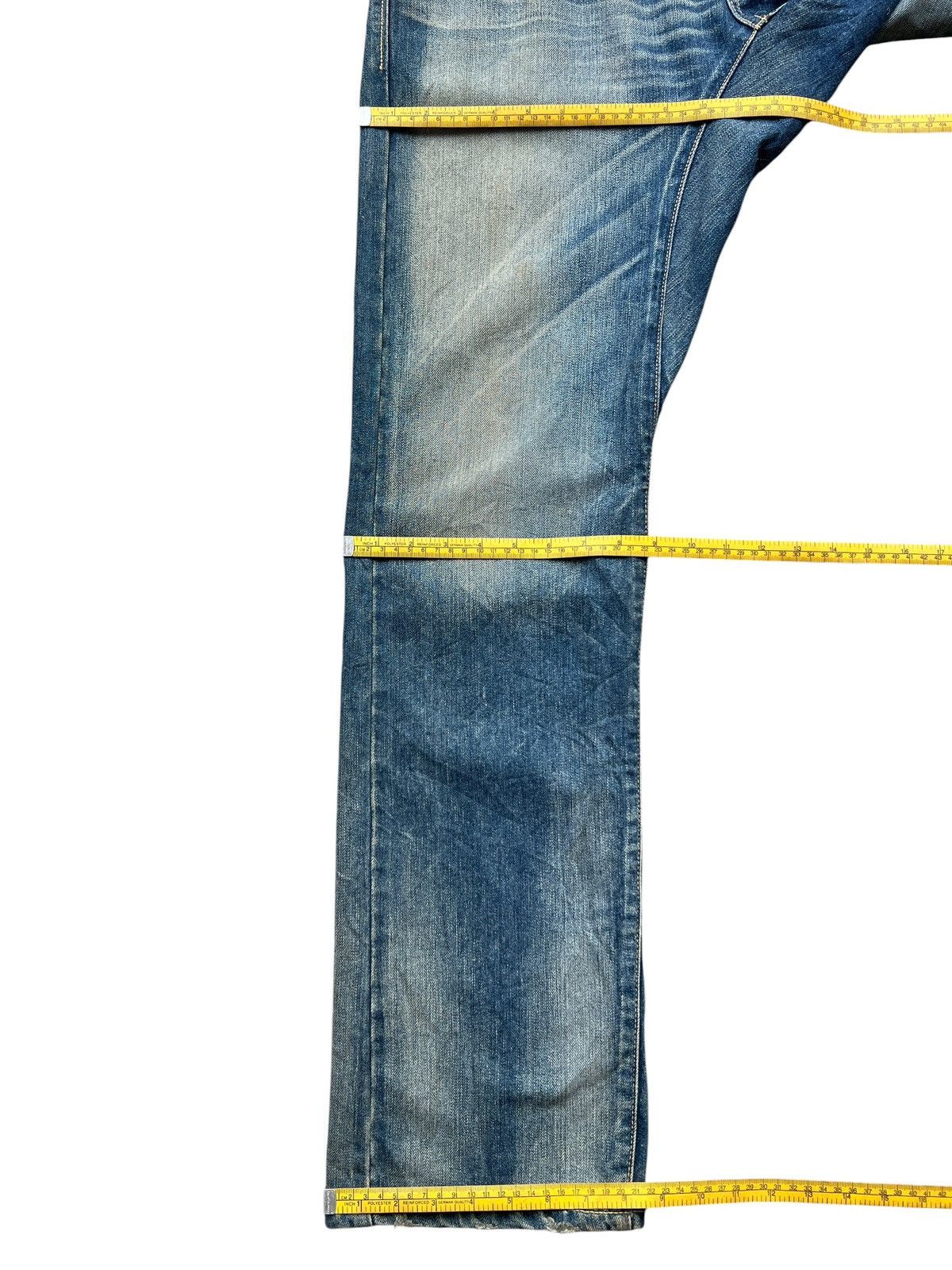Edwin Vintage Edwin Function Distressed Denim Jeans 35x34 Size US 35 - 15 Thumbnail