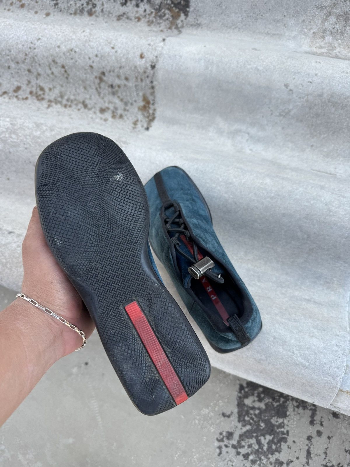 Prada Prada 1999 Suede Sneakers Size US 5.5 / IT 35.5 - 9 Thumbnail