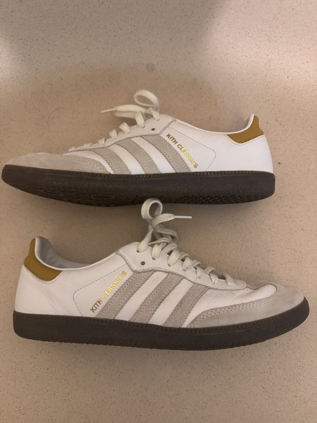 Adidas × Kith Adidas Samba OG X Kith Classic White Mango Size US 10 / EU 43 - 4 Thumbnail