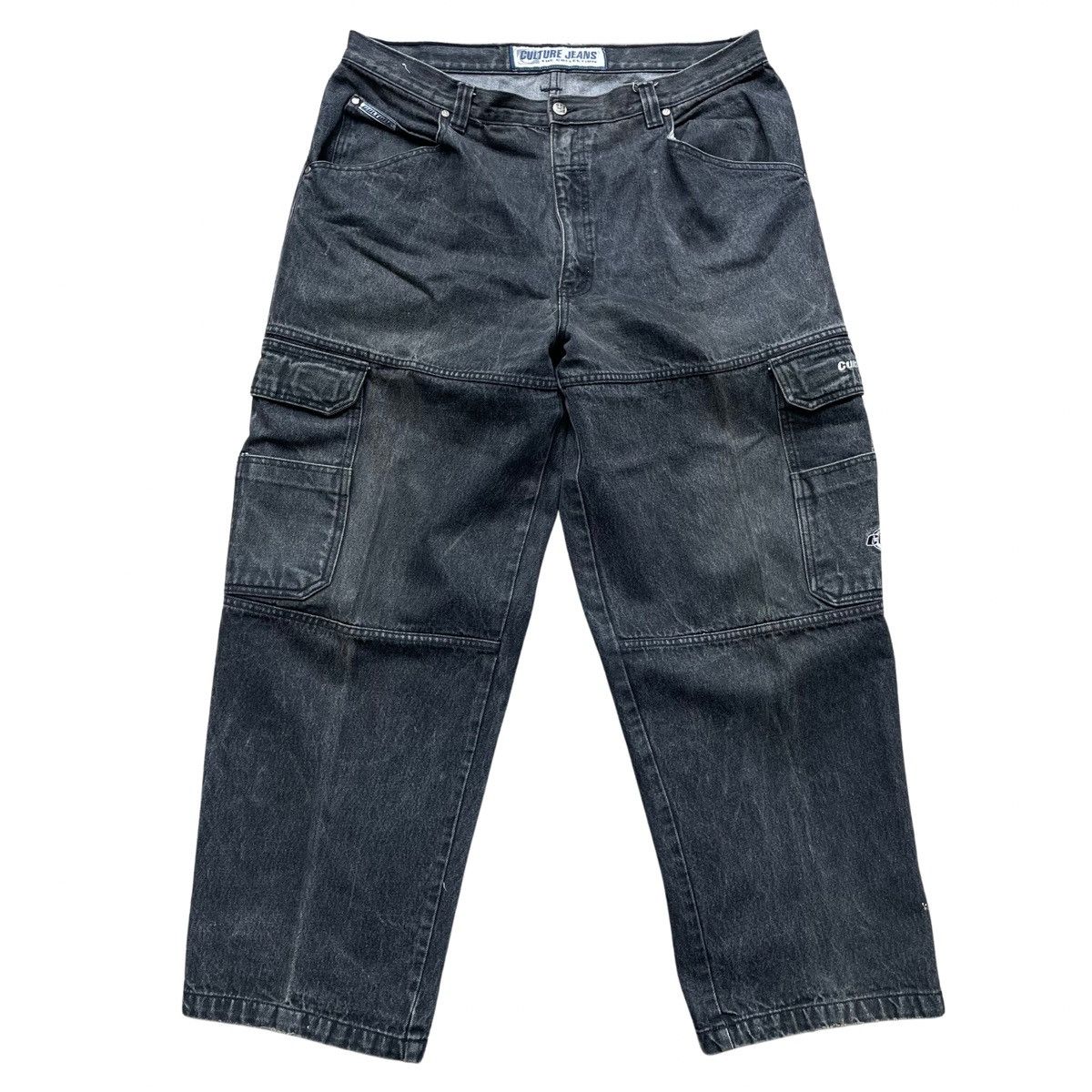 Designer × Vintage Vintage 90s Culture Cargo Jeans Baggy Size 38x32 Size US 38 / EU 54 - 1 Thumbnail