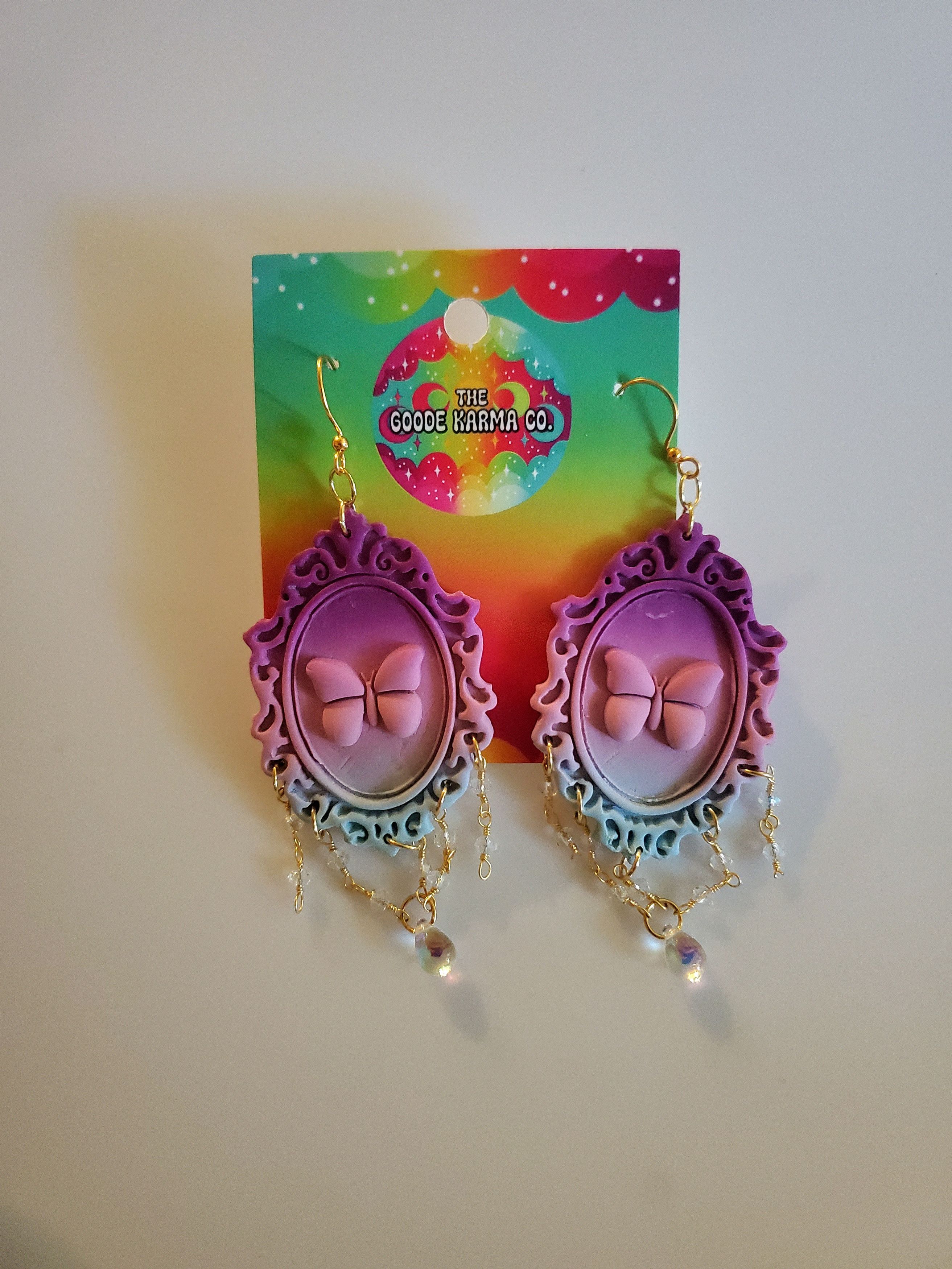 Other *Brand New* Hypnosis Ombre Butterfly Dangle Earrings Size ONE SIZE - 1 Thumbnail