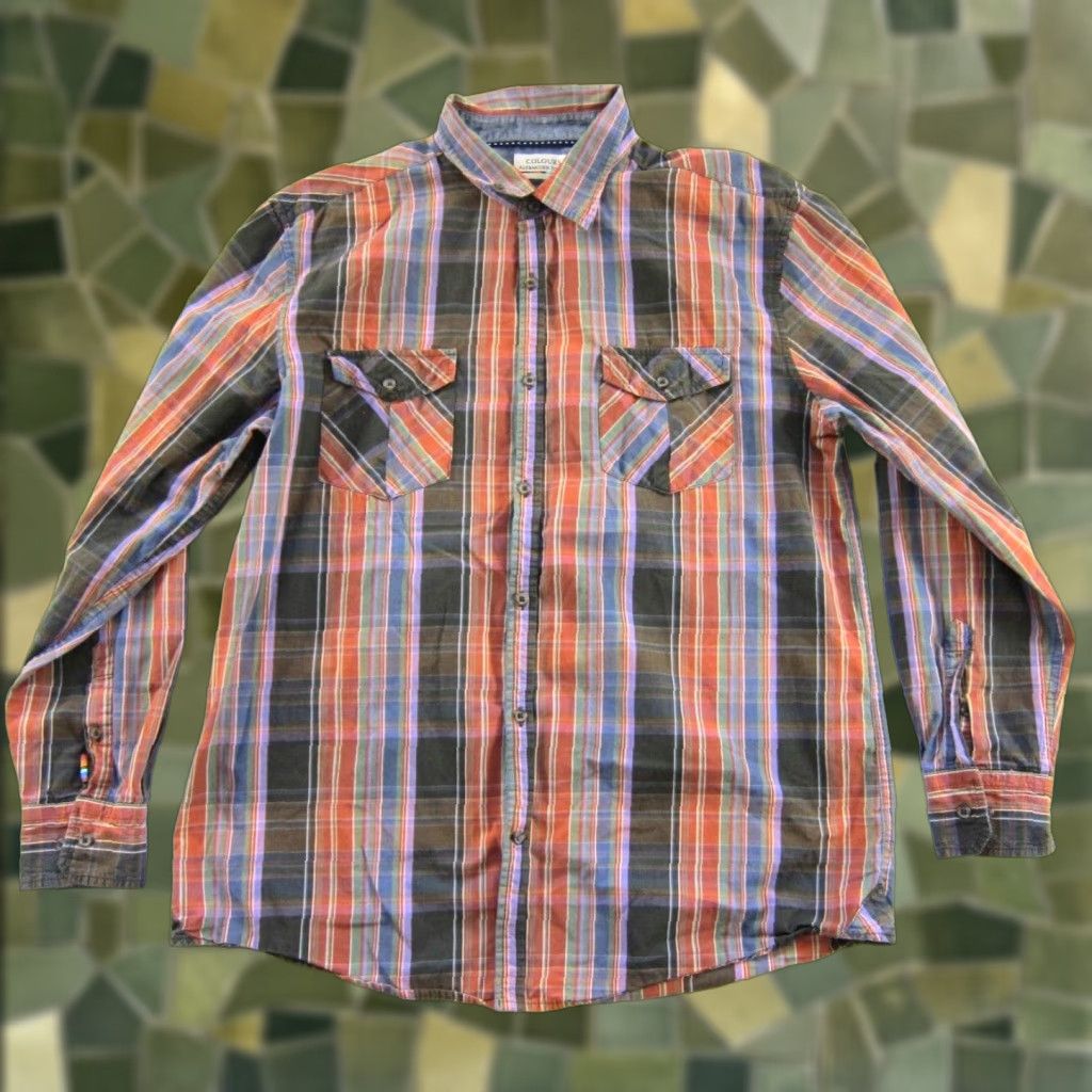 Alexander Julian VINTAGE Colours Alexander Julian Cotton Red Plaid Long Sleeve Button Down Shirt Men XL Size US XL / EU 56 / 4 - 1 Thumbnail