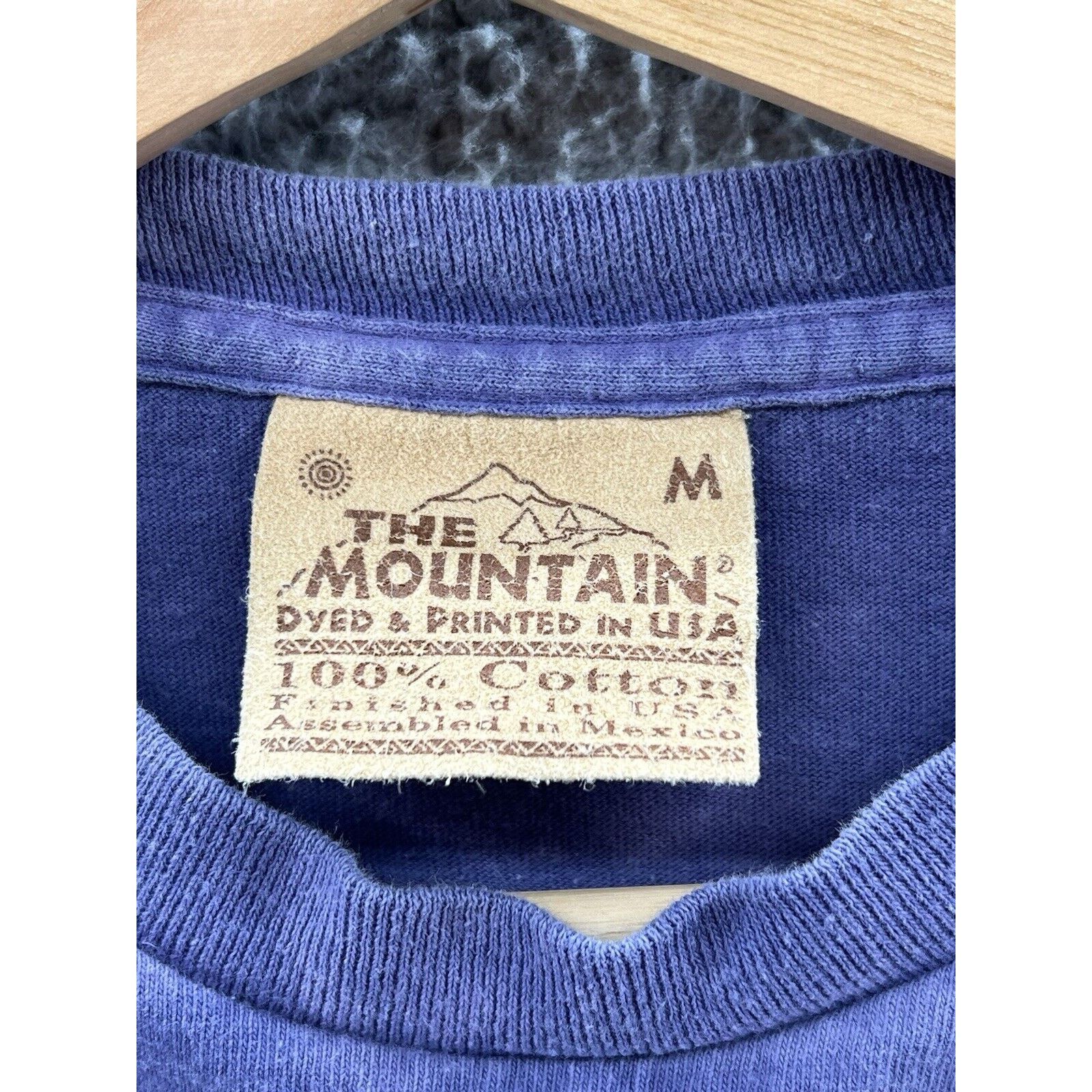 The Mountain Mountain 2000 Purple Tie Dye Native American Owl Vintage Tee Size US M / EU 48-50 / 2 - 3 Thumbnail
