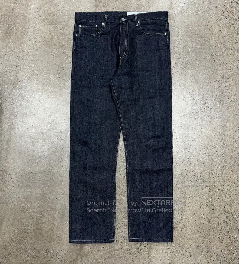 Neighborhood Neighborhood size L 23aw Raw Denim Jeans Rigid Indigo Deni Size US 27 - 2 Thumbnail