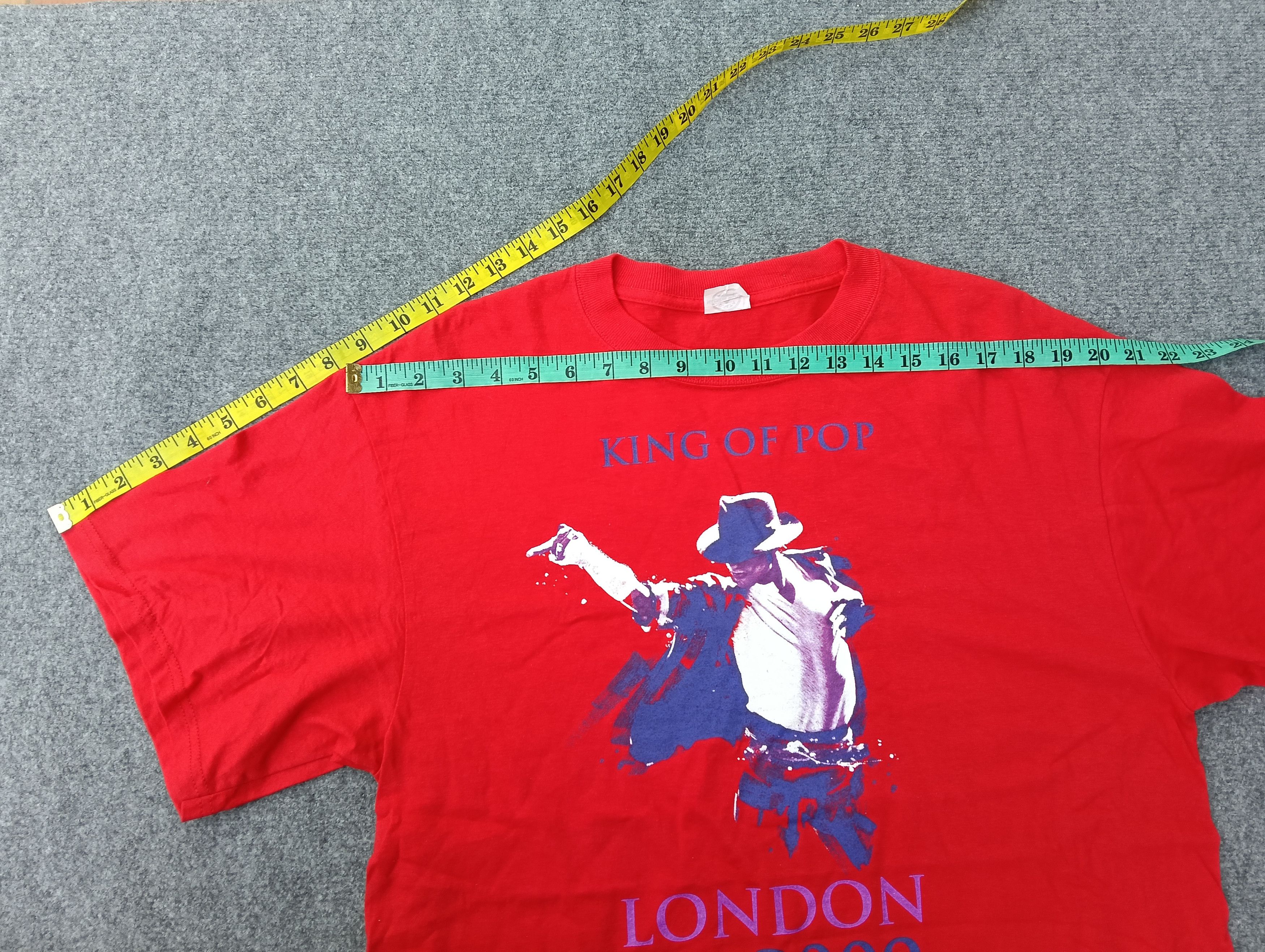 Michael Jackson Y2k MICHAEL JACKSON "king of pop" LONDON TOUR. Size US M / EU 48-50 / 2 - 7 Thumbnail