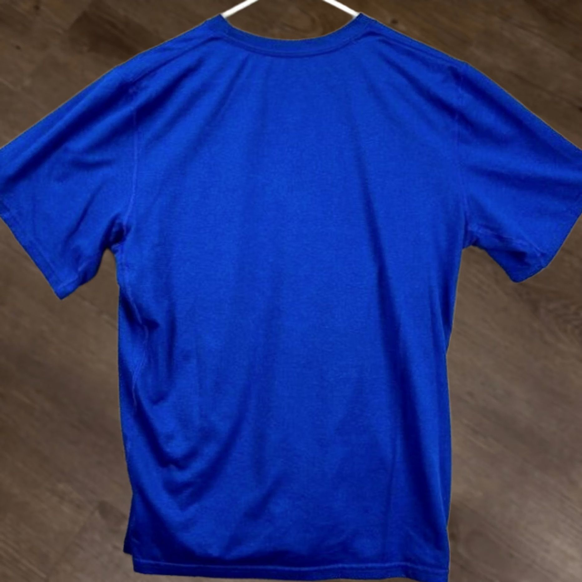 Nike Nike Dri-Fit T-Shirt Mens Large Blue Yellow Swoosh Logo Short Sleeve Tee Size US L / EU 52-54 / 3 - 1 Thumbnail